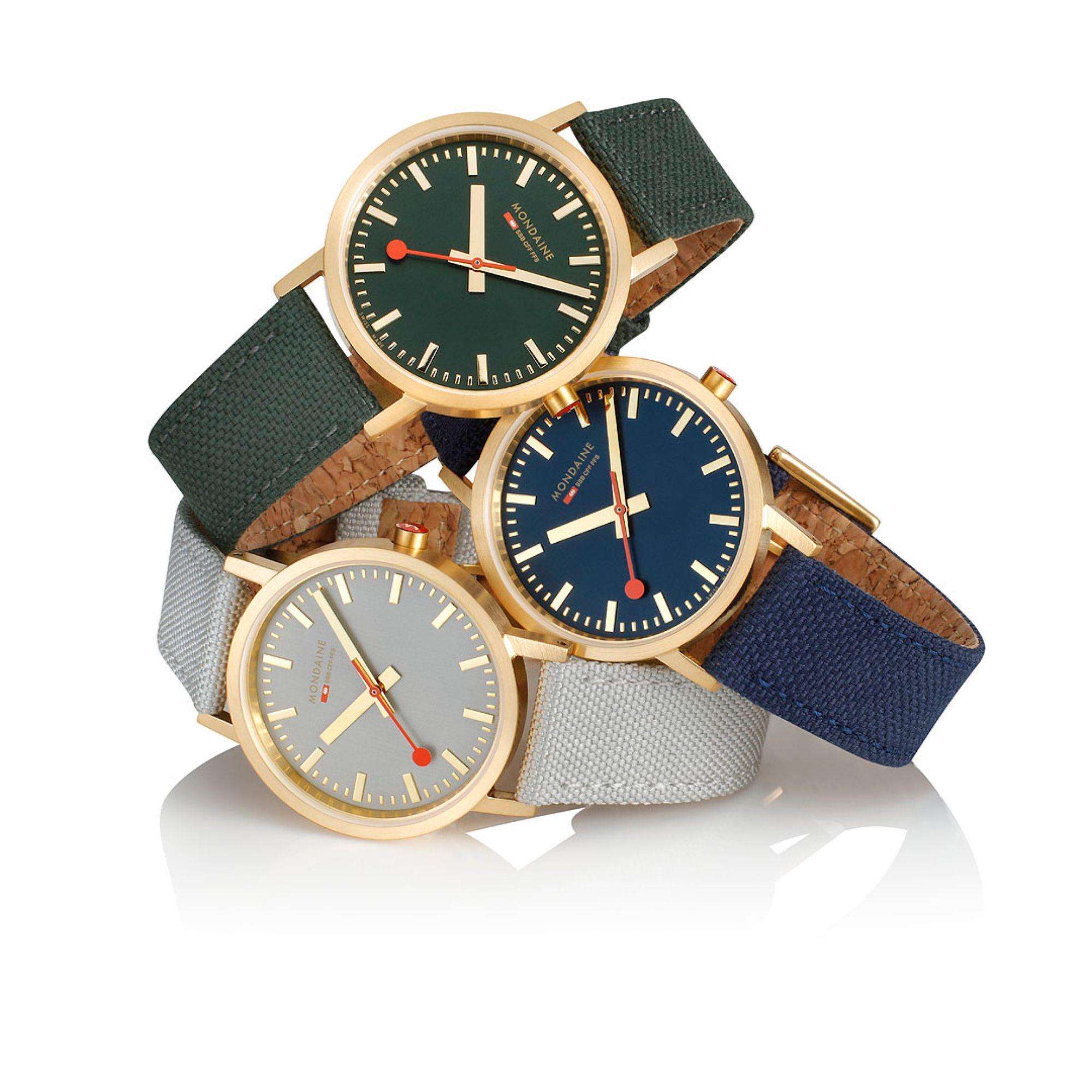 Mondaine Classic Deep Ocean Blue Unisex Watch A660.30314.40SBQ