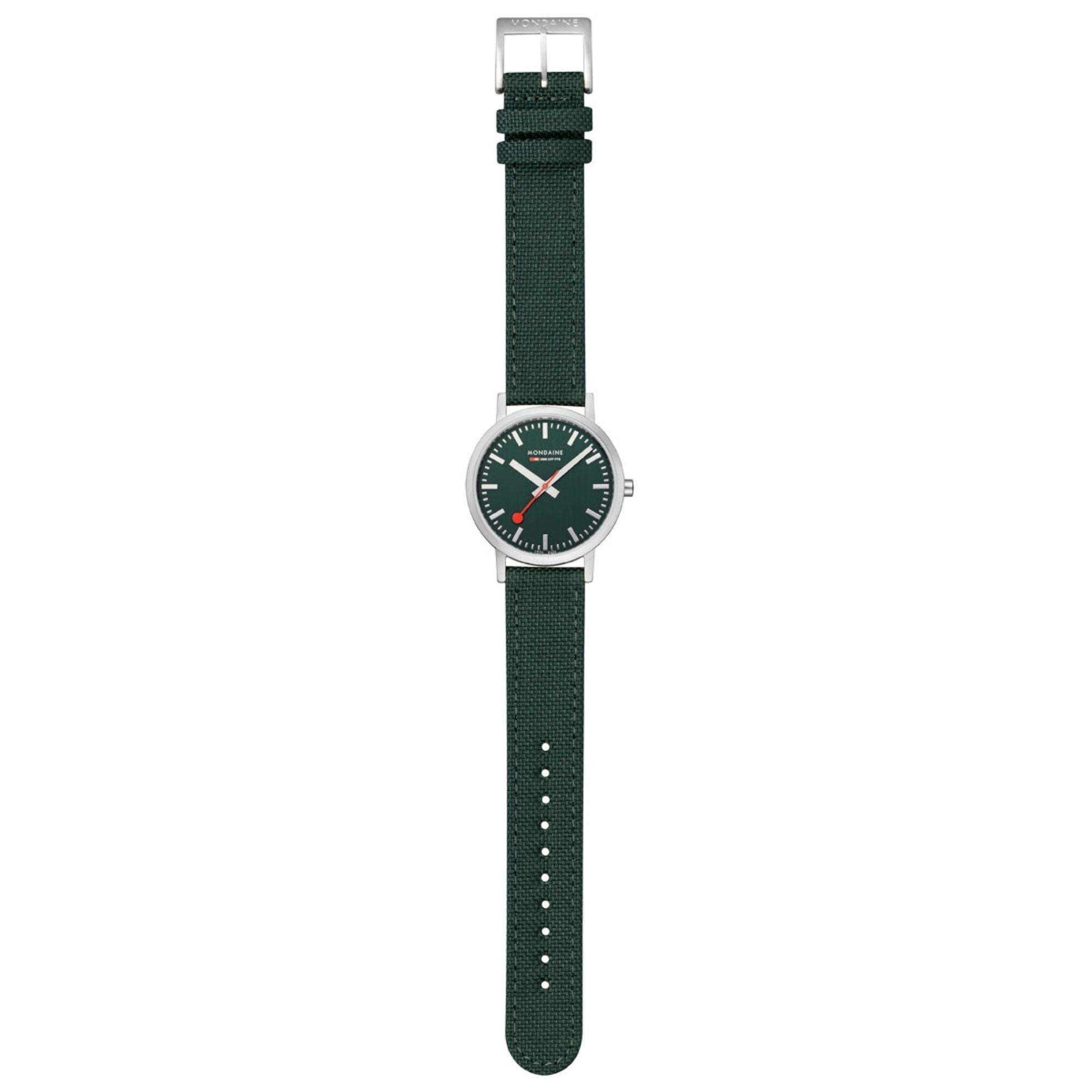 Mondaine Classic Forest Green Dial Unisex Bracelet Watch A660.30314.60SBF