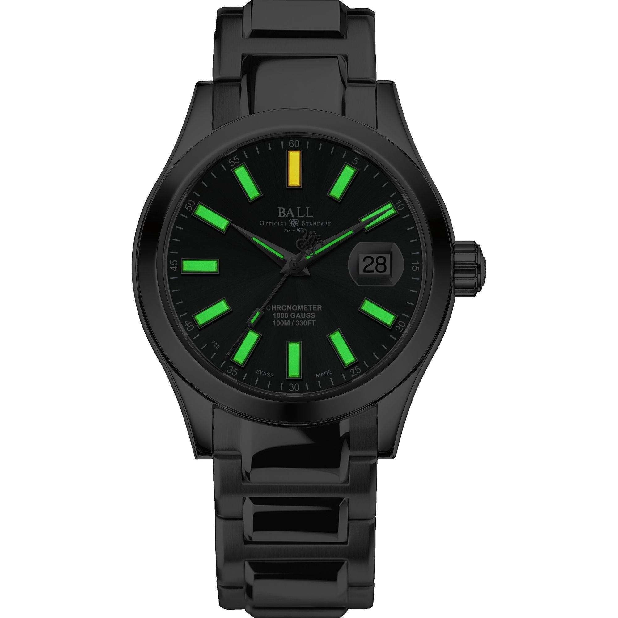 Ball Fireman Victory Automatic Silver Dial Stainless Steel Bracelet Mens Watch NM9026C-S6CJ-GY