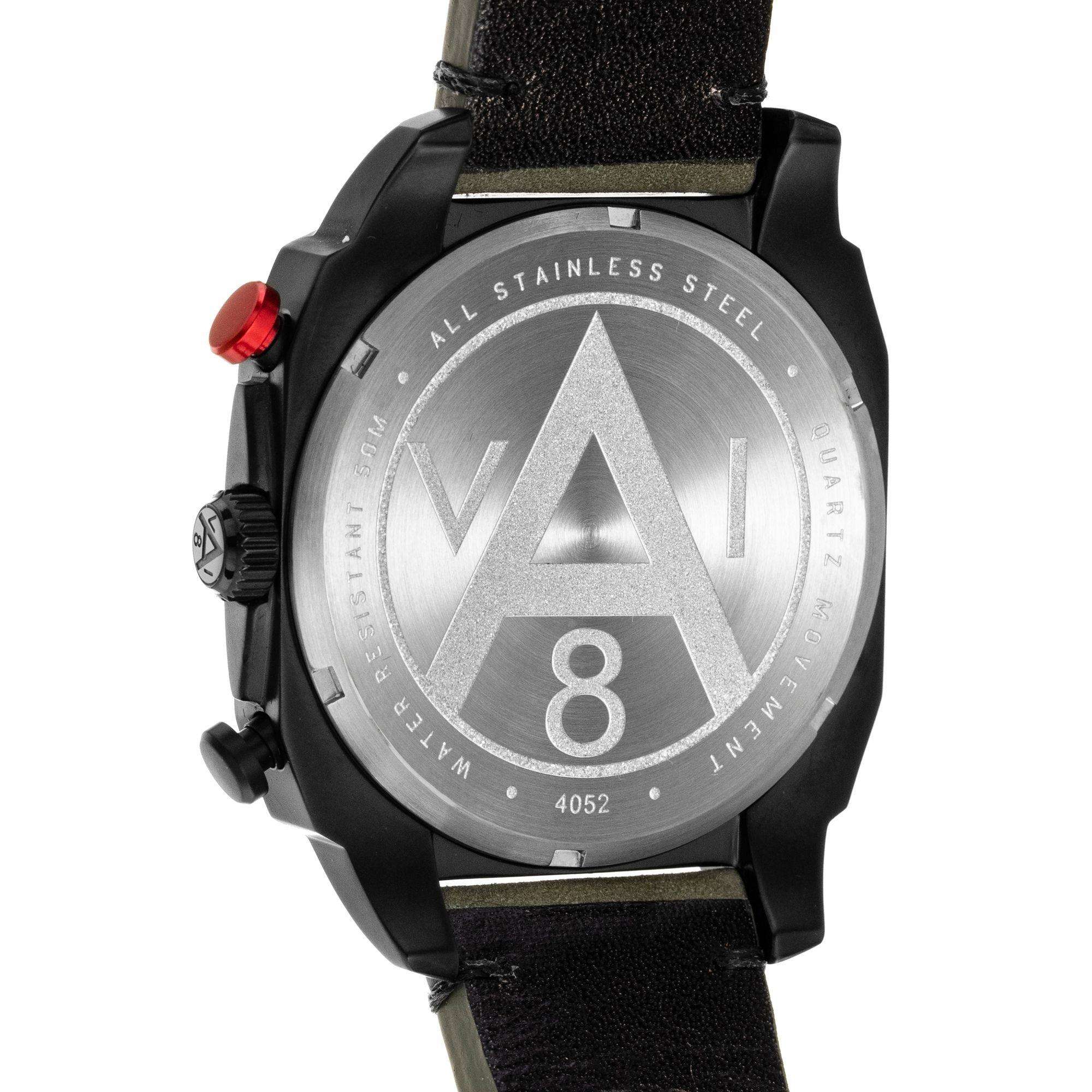 AVI-8 Hawker Hunter Retrograde Chronograph Deep Green Black Mens Watch AV-4052-08