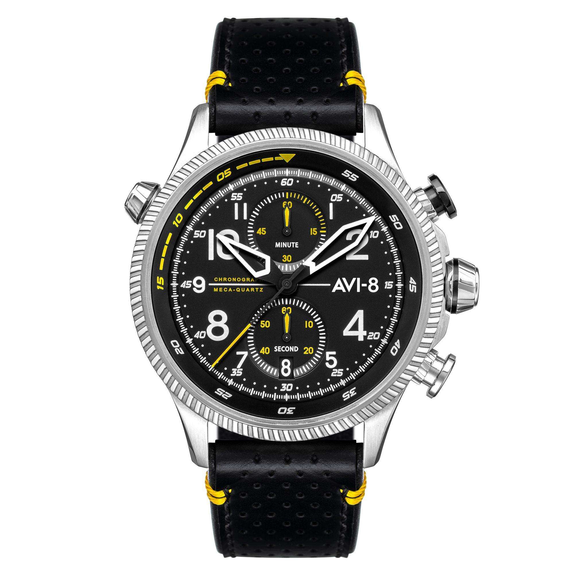 AVI-8 Hawker Hunter Duke Chronograph Halton Mens Watch AV-4080-01