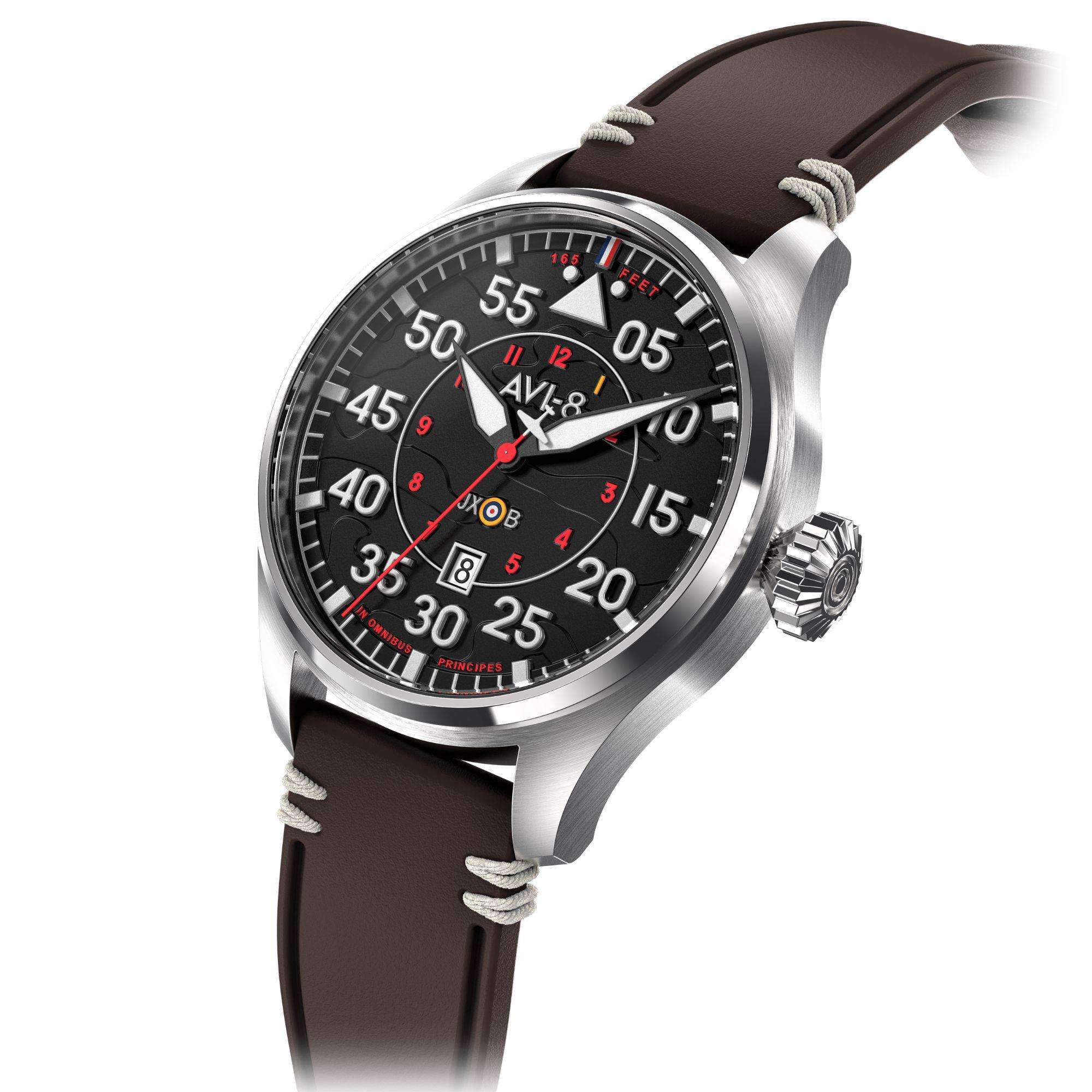 AVI-8 Hawker Hurricane Clowes Automatic Wittering Men's Watch AV-4097-01