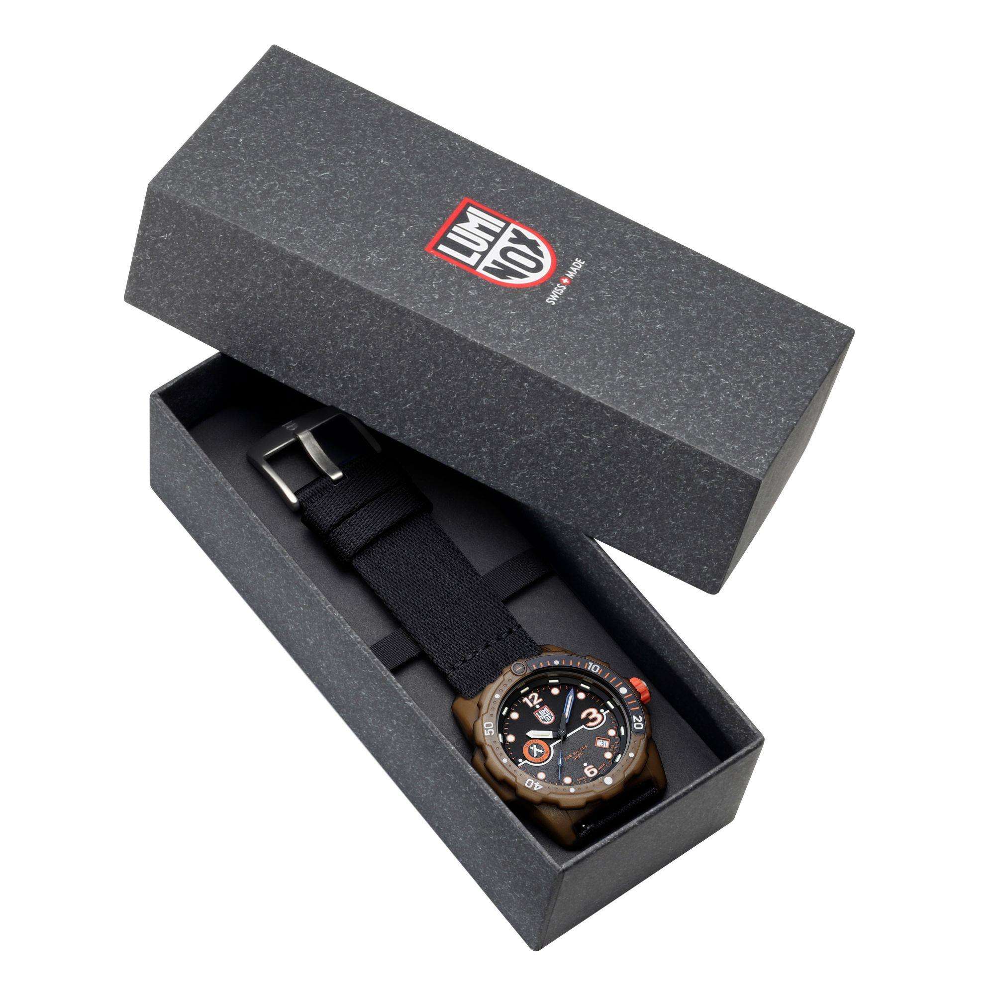 Luminox Bear Grylls Survival Sea 3720 ECO Series Black Dial Men's Watch XB.3721.ECO