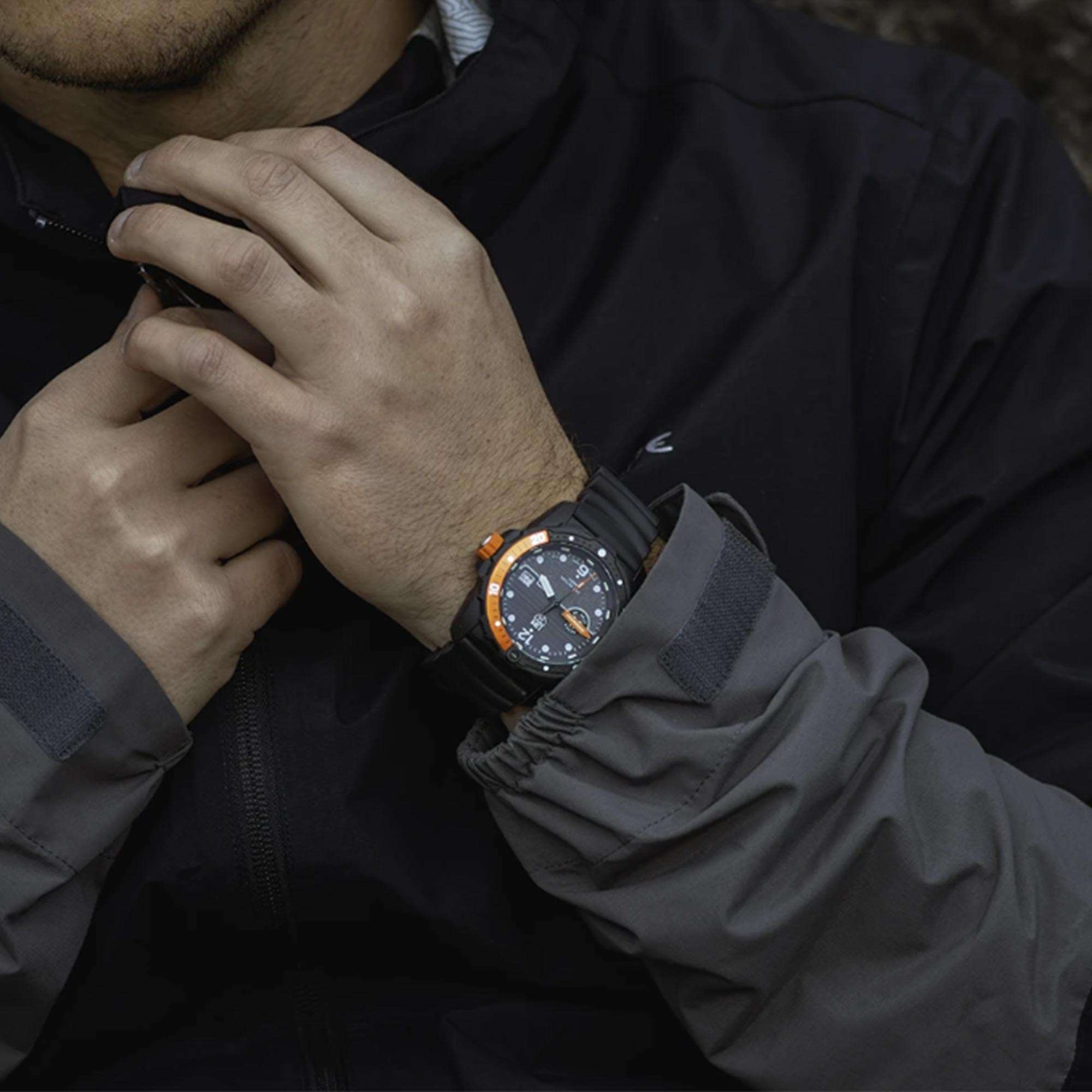 Luminox Bear Grylls Survival SEA 3720 Series Black Dial Men's Watch XB.3729
