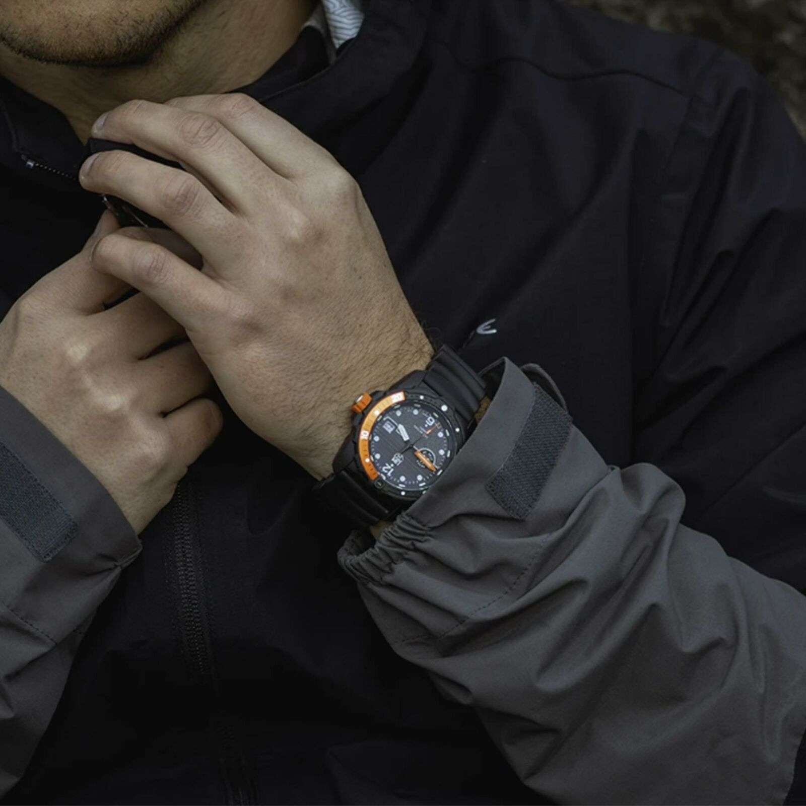 Luminox Bear Grylls Survival SEA 3720 Series Black Dial Men's Watch XB.3729
