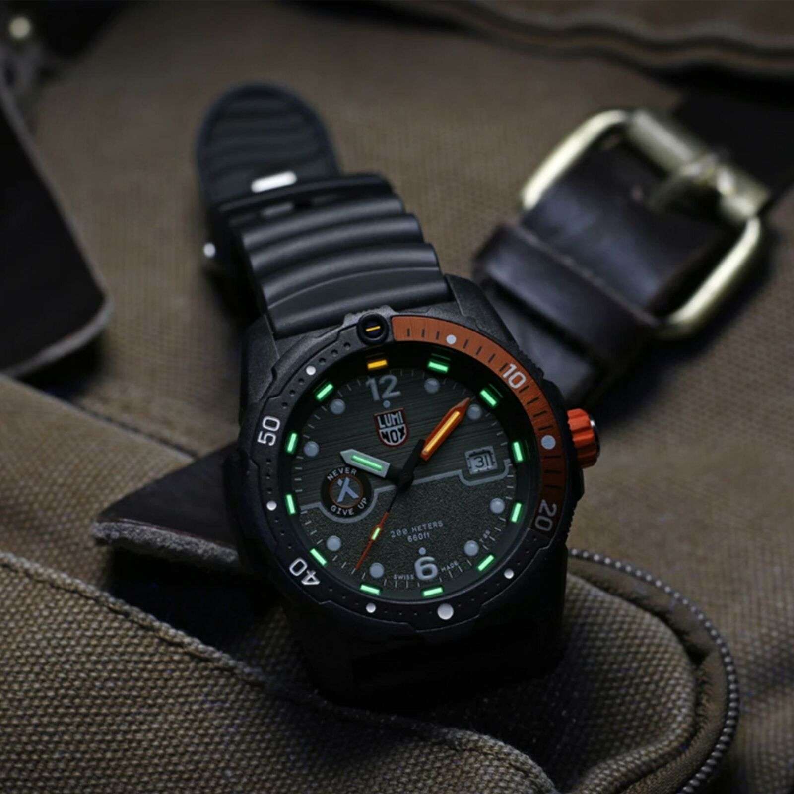Luminox Bear Grylls Survival SEA 3720 Series Black Dial Men's Watch XB.3729