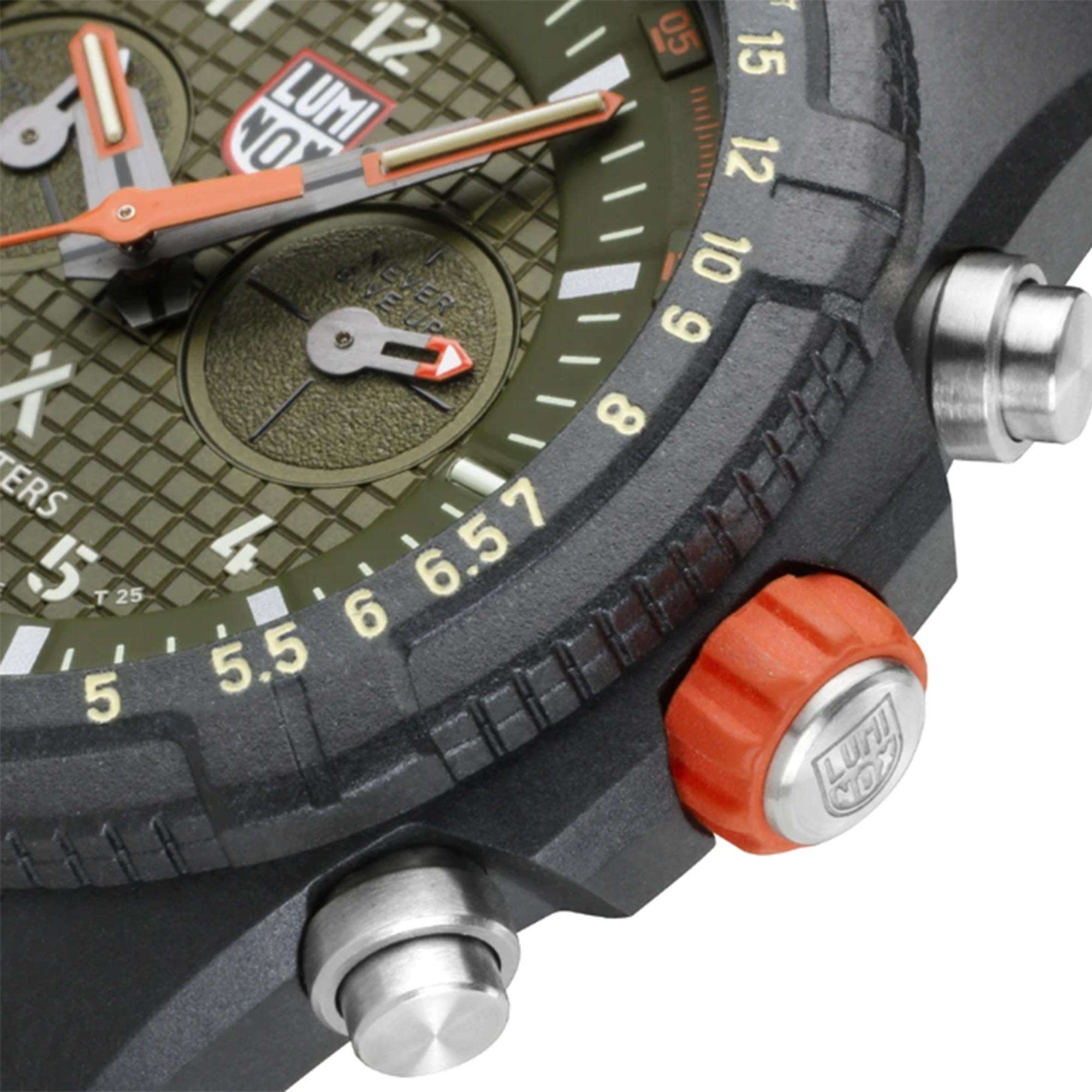 Luminox Bear Grylls Survival Land Series Quartz Green Dial Black Textile Strap Men's Watch XB.3797.KM
