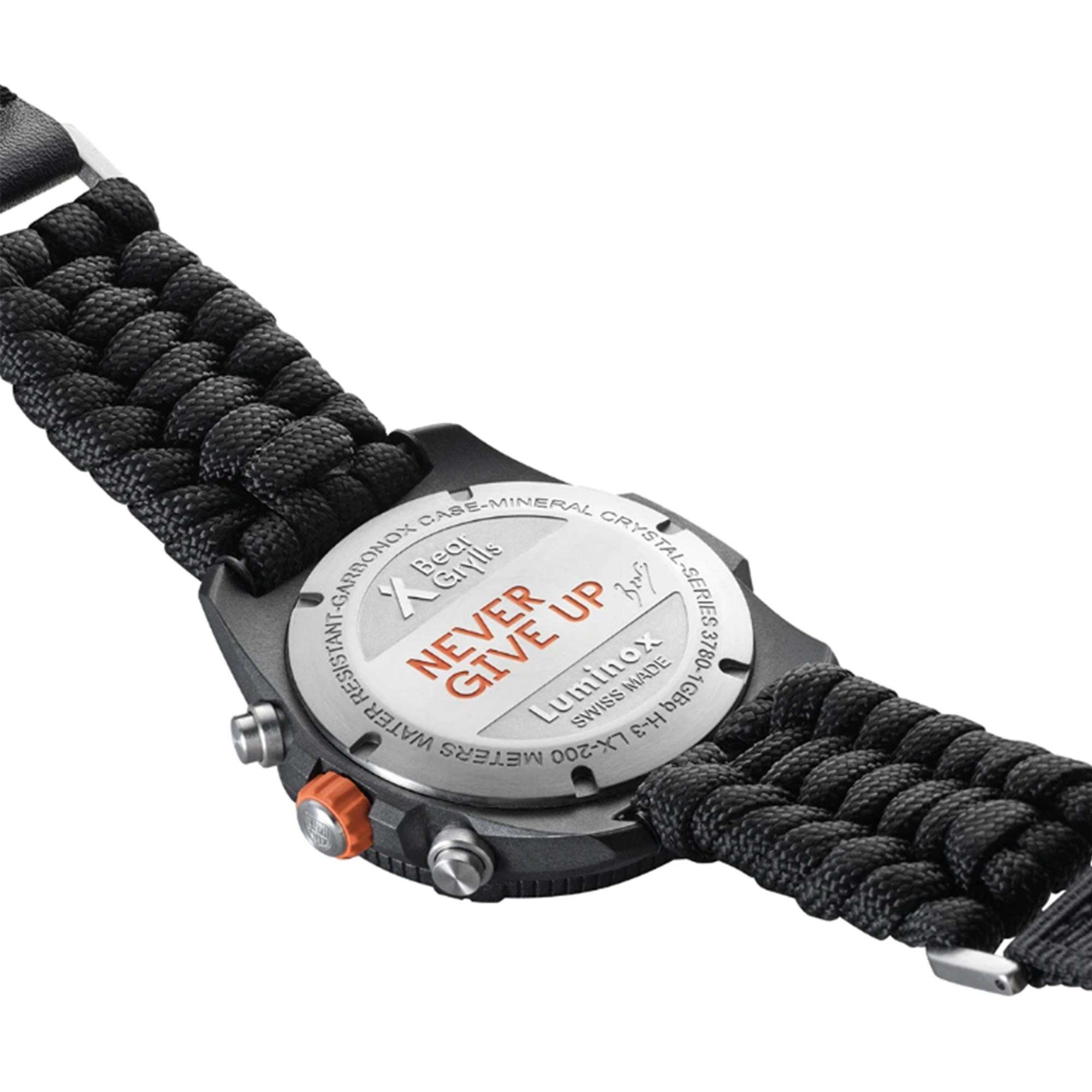 Luminox Bear Grylls Survival Land Series Quartz Green Dial Black Textile Strap Men's Watch XB.3797.KM