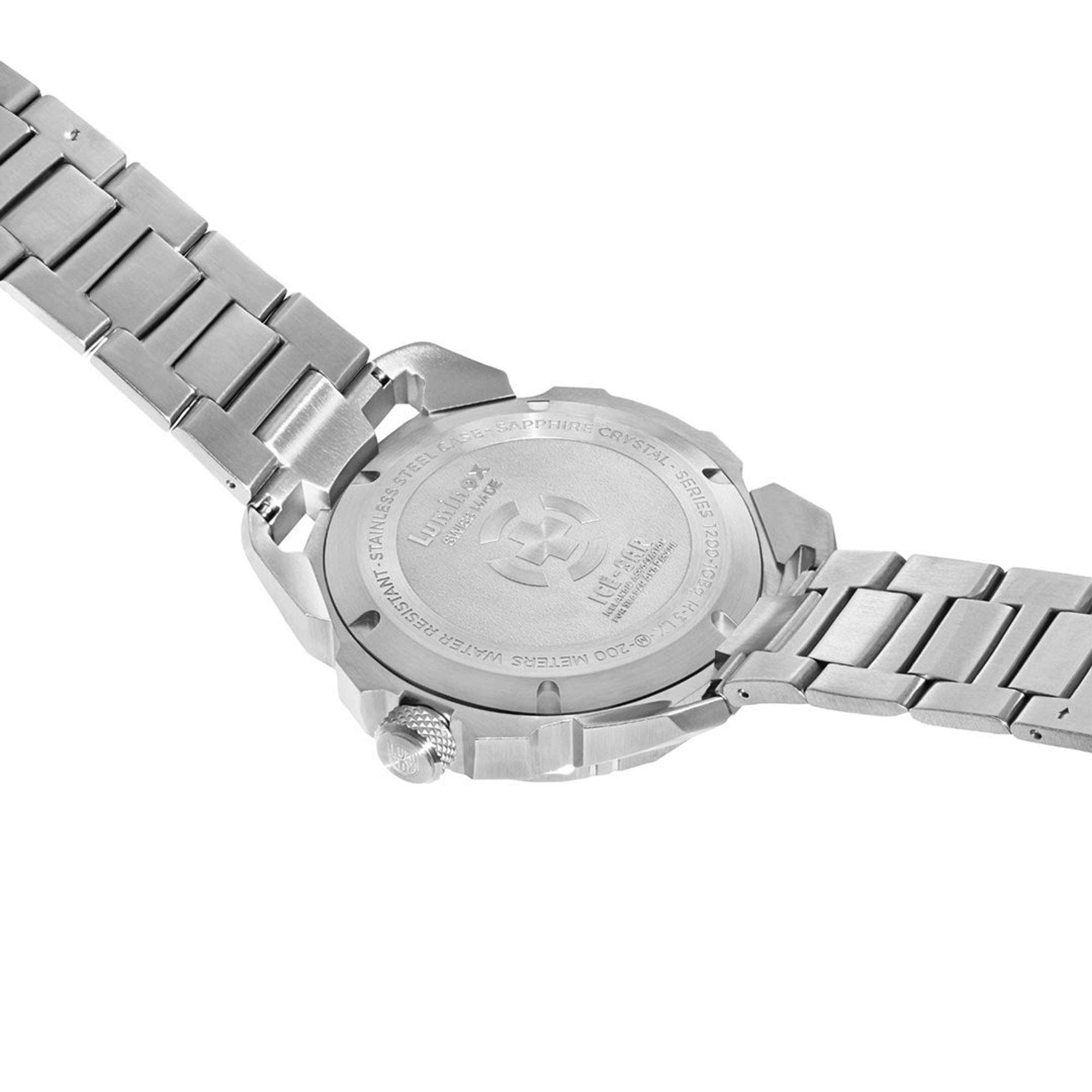 Luminox Ice-Sar Arctic Quartz Black Dial Silver Stainless Steel Men's Watch XL.1202 RRP ?755