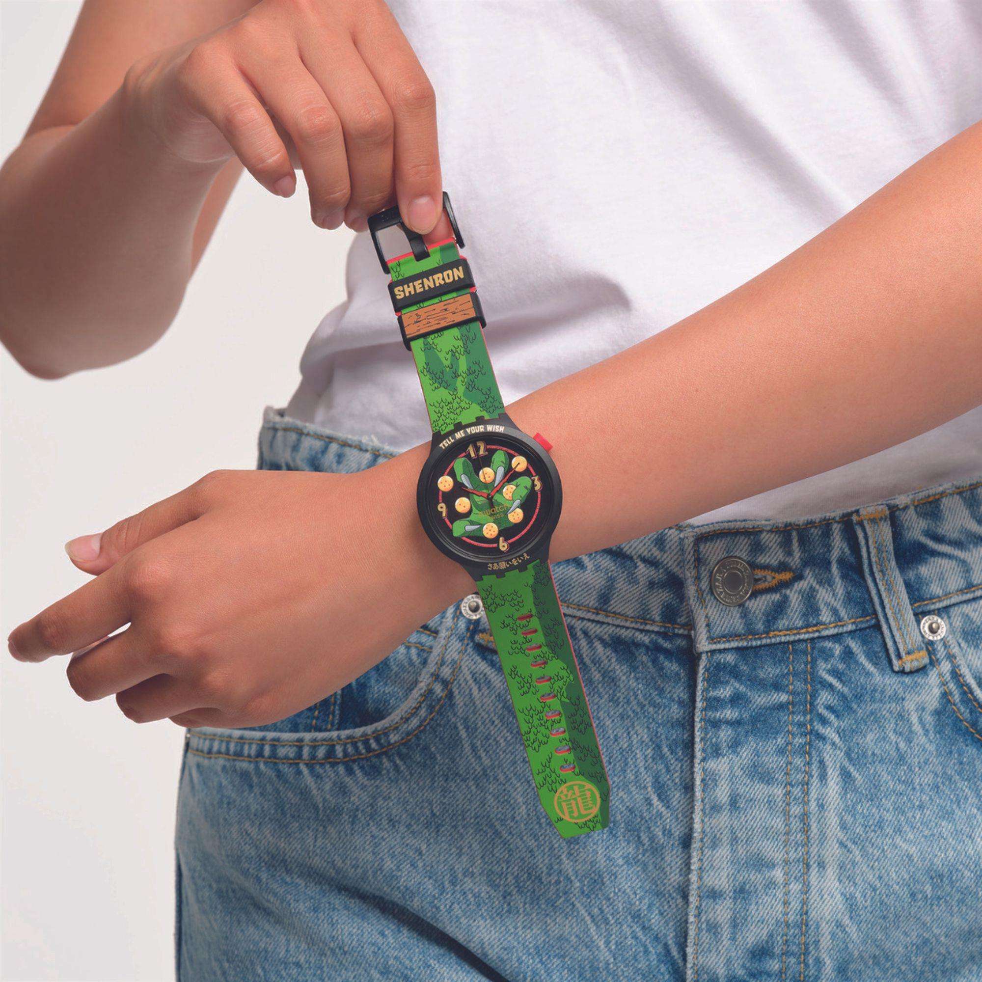 Swatch Dragon Ball Z Shenron Unisex Watch SB01Z102