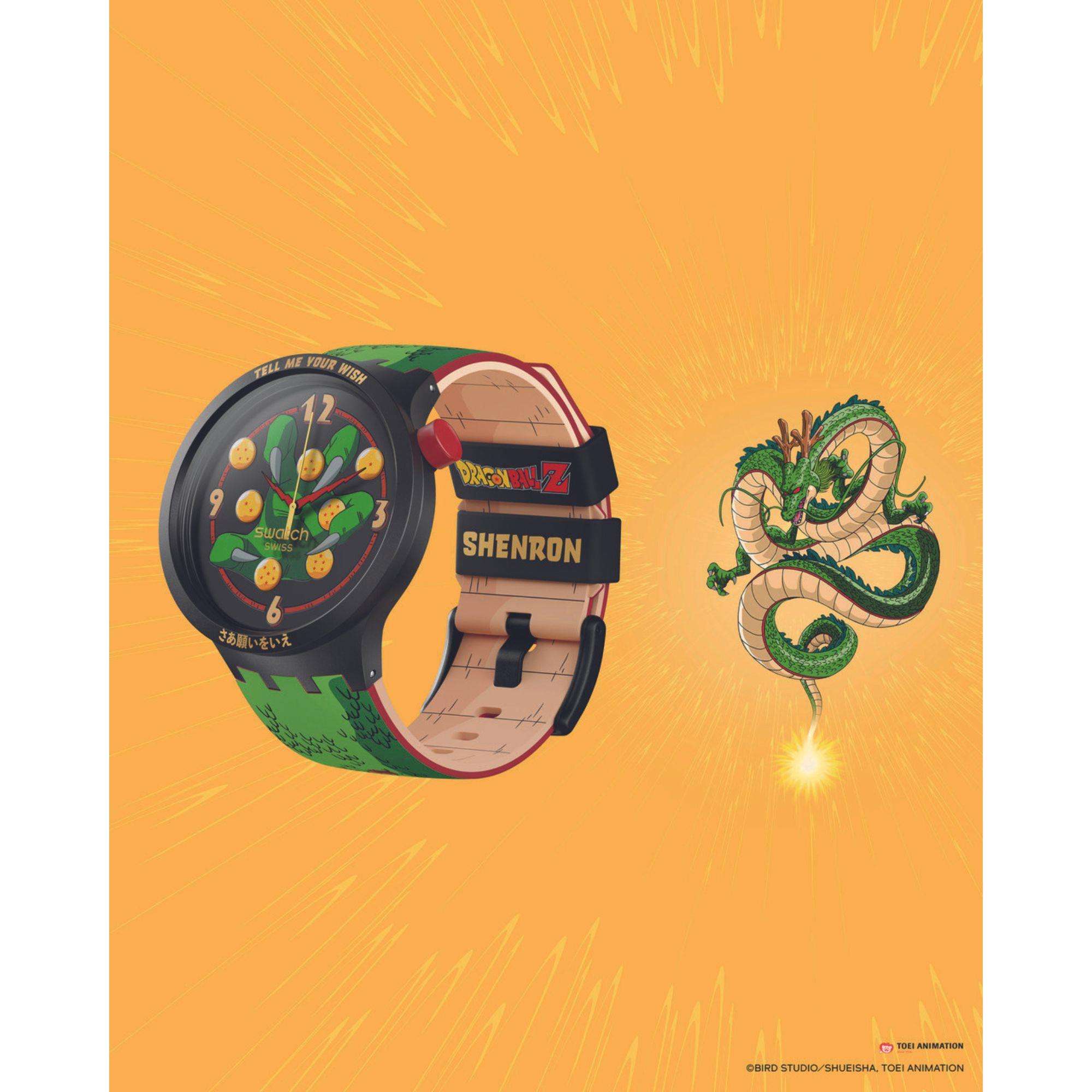 Swatch Dragon Ball Z Shenron Unisex Watch SB01Z102