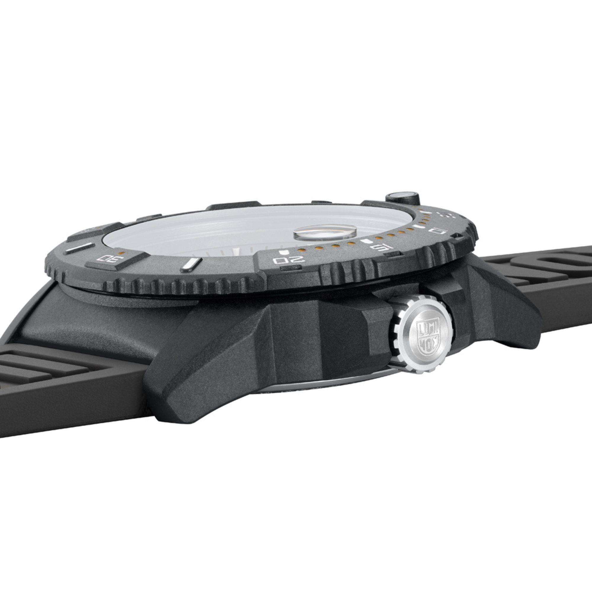 Luminox Navy Seal 3600 Series Blue Dial Black Silicone Strap Men's Watch XS.3602.NSF