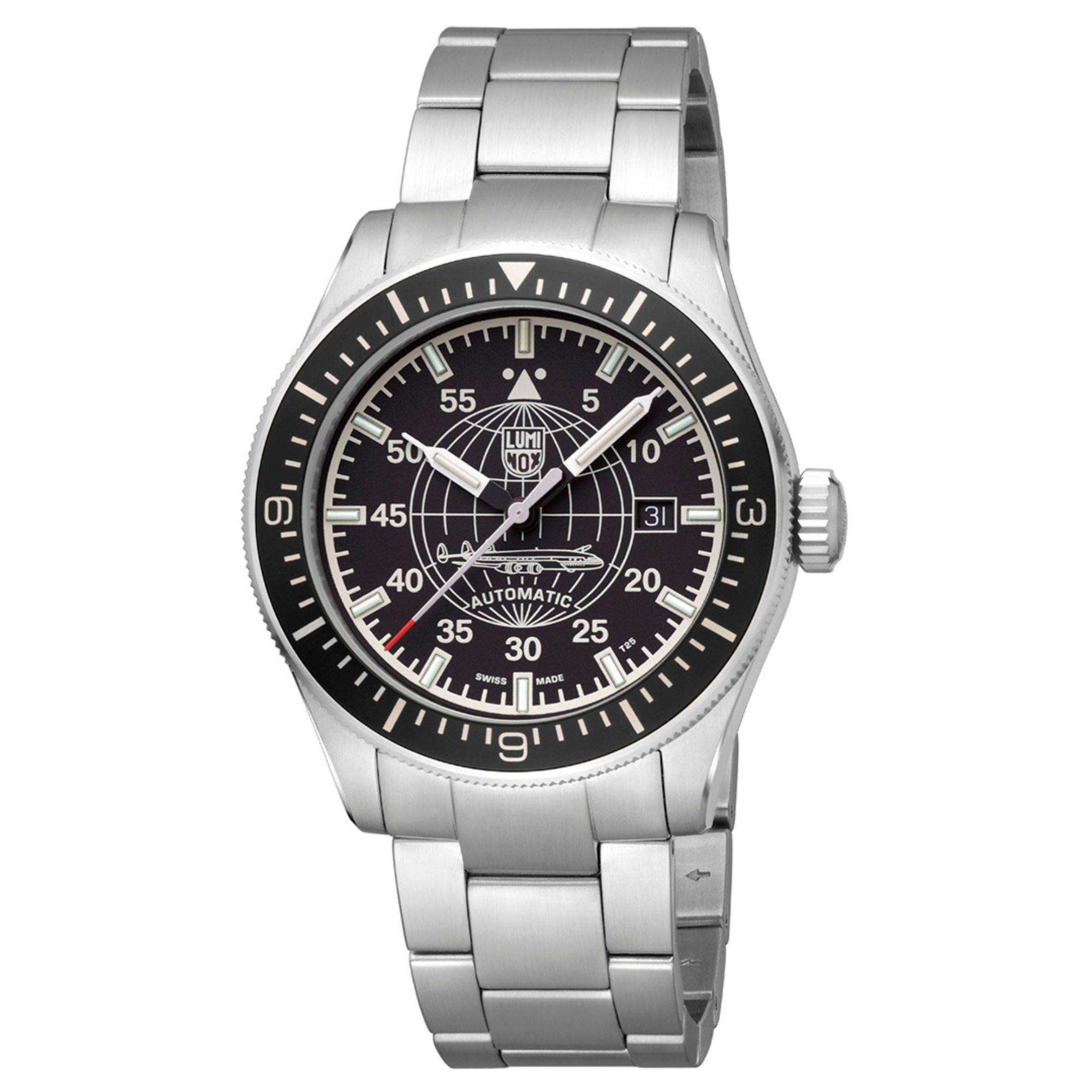 Luminox Constellation 9600 Series Black Dial Stainless Steel Bracelet Men's Watch XA.9601.M