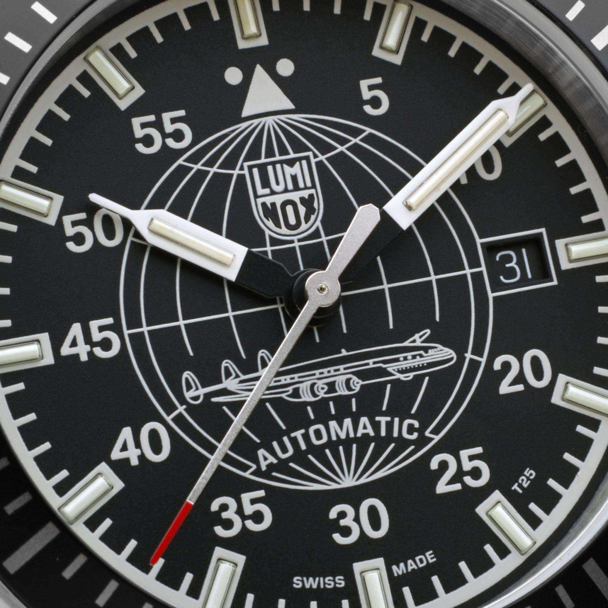 Luminox Constellation 9600 Series Black Dial Stainless Steel Bracelet Men's Watch XA.9601.M