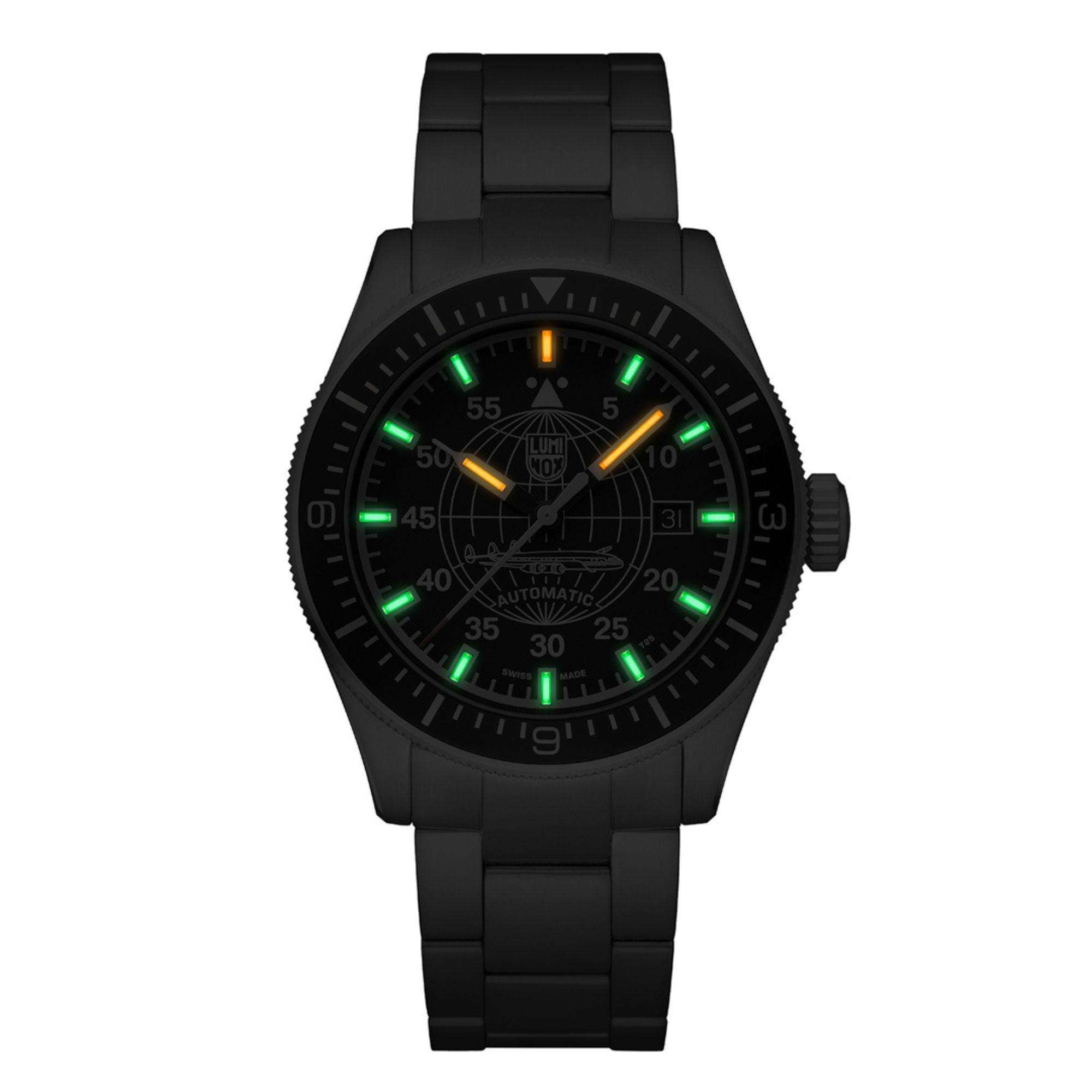 Luminox Constellation 9600 Series Black Dial Stainless Steel Bracelet Men's Watch XA.9601.M
