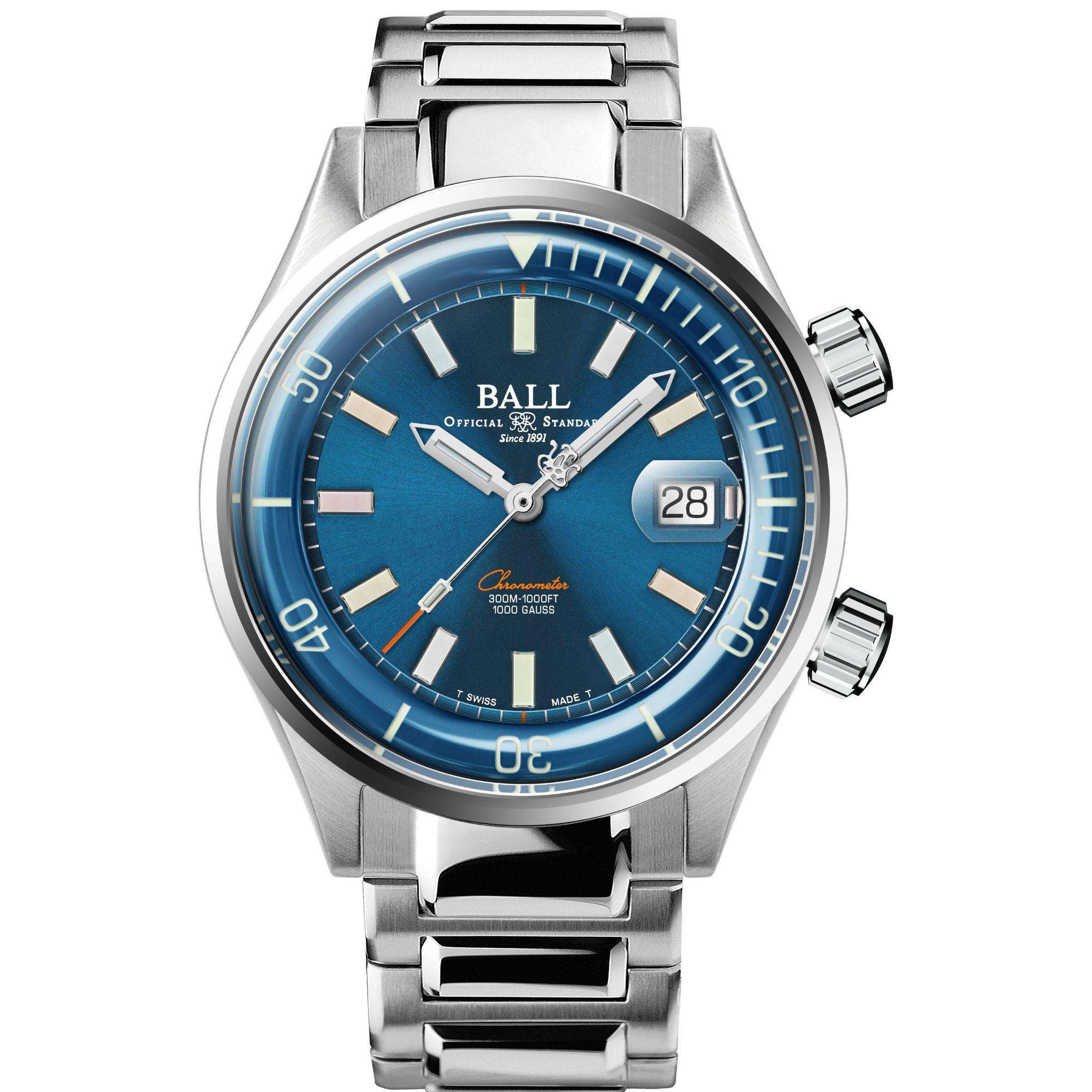 BALL Engineer Master II Diver Chronometer Blue Dial Men’s Watch DM2280A-S1C-BER