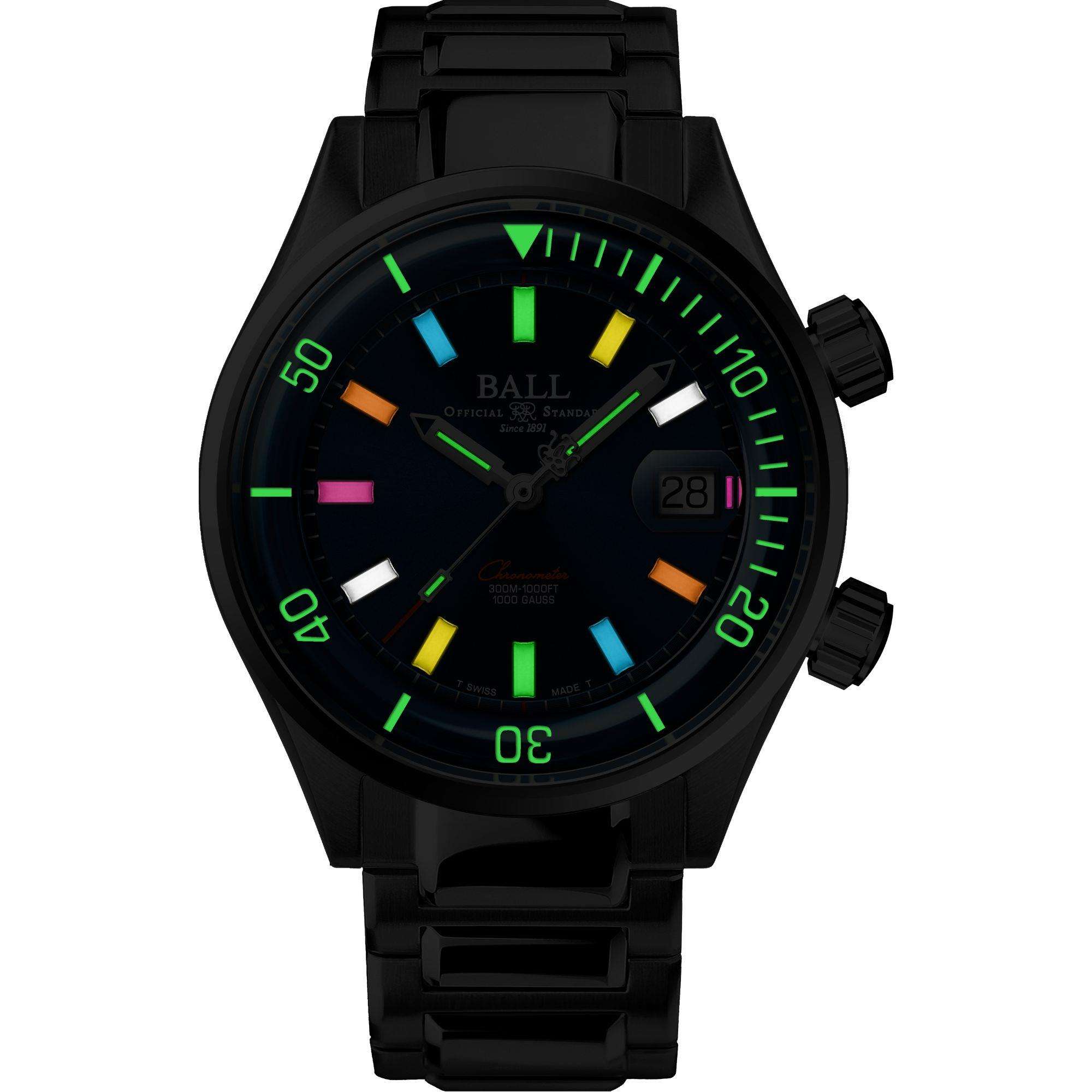 BALL Engineer Master II Diver Chronometer Blue Dial Men’s Watch DM2280A-S1C-BER