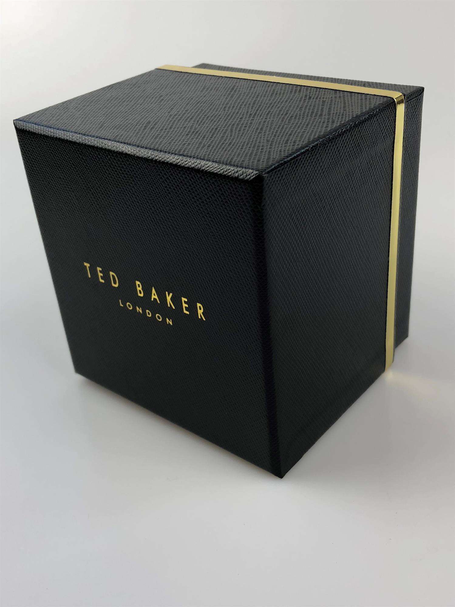 Ted Baker Connor Blue Dial Black Mesh Bracelet Men's Watch TE15062008