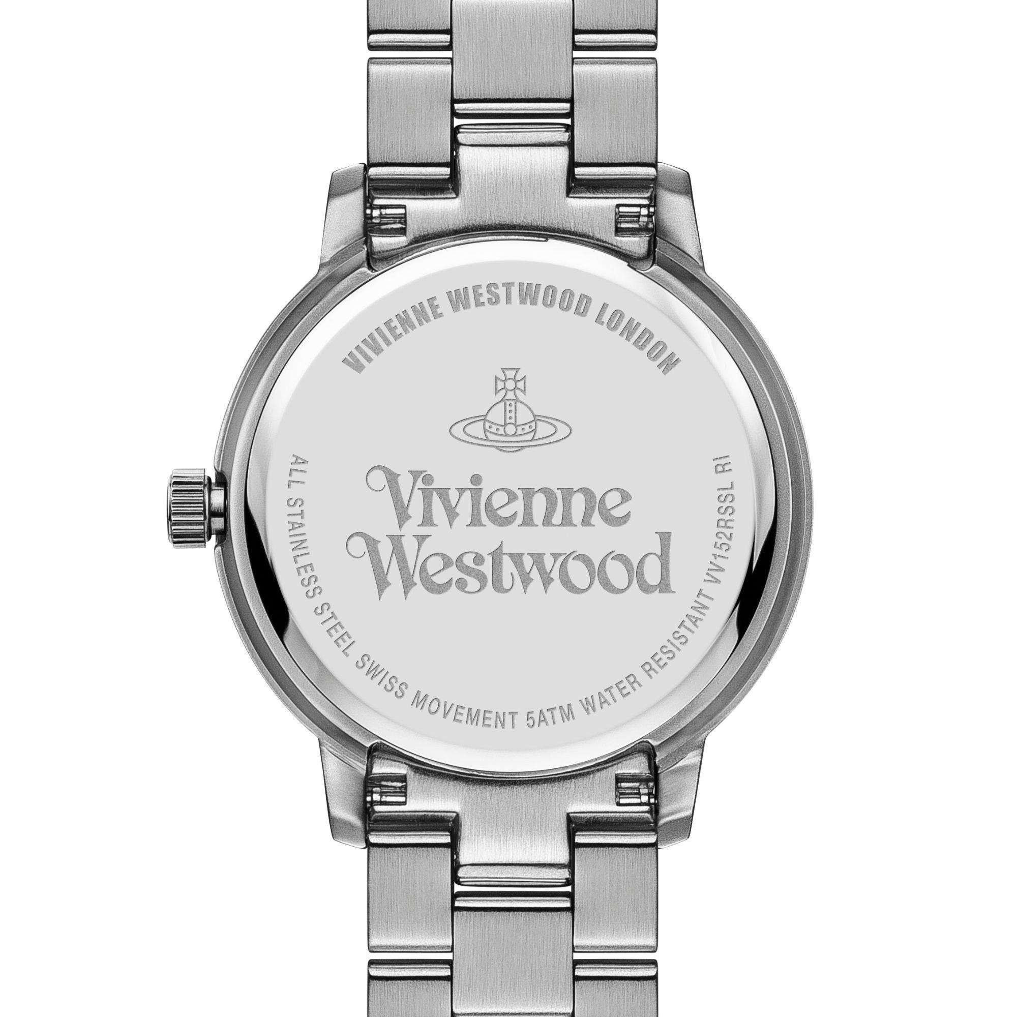 Vivienne Westwood Bloomsbury Quartz Silver Dial Two Tone Rose Gold Silver Ladies Watch VV152RSSL