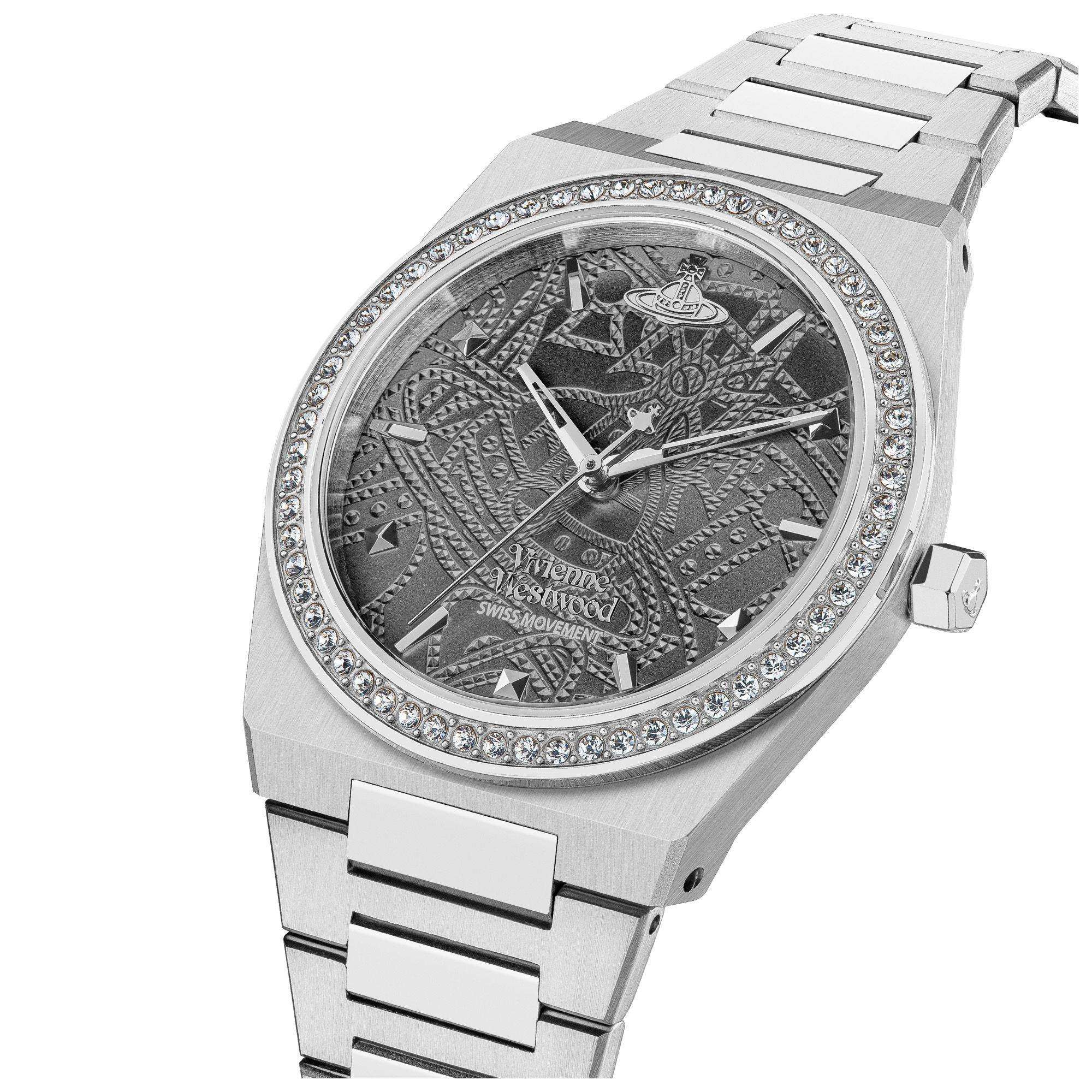 Vivienne Westwood Charterhouse Grey Dial Stainless Steel Bracelet Ladies Watch VV244GYSL