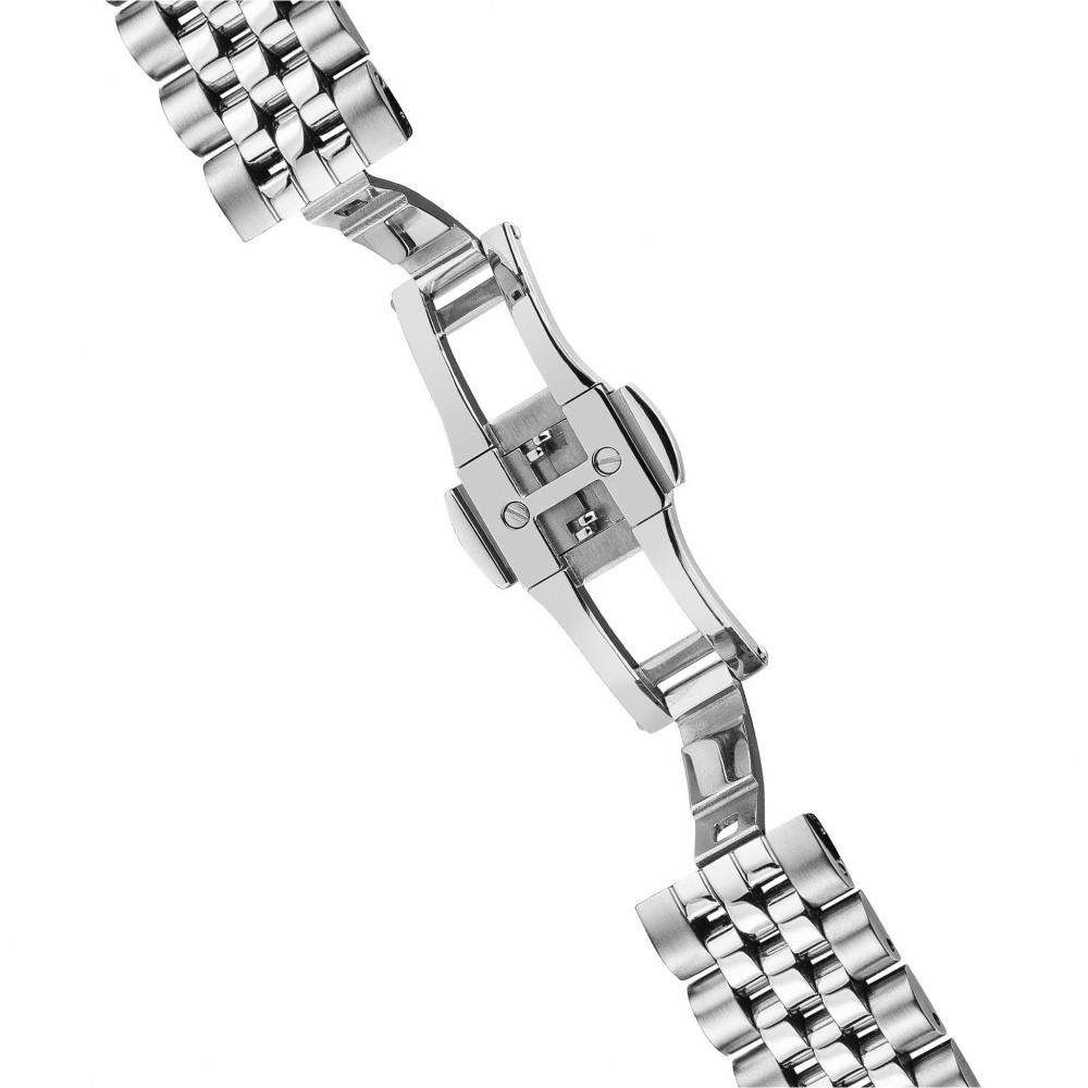 Ingersoll 1892 The Charles Automatic Men's Watch with Black Skeleton Dial and Silver Stainless Steel Bracelet - I05807