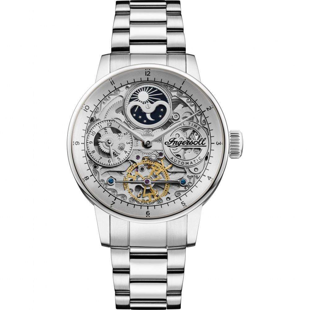 Ingersoll The Jazz 1892 Automatic Silver Dial Steel Bracelet Men's Watch I07703