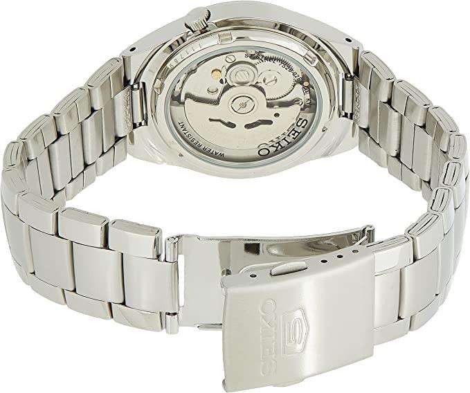 Seiko 5 Automatic Black Dial Stainless Steel Bracelet Men's Watch SNK623K1