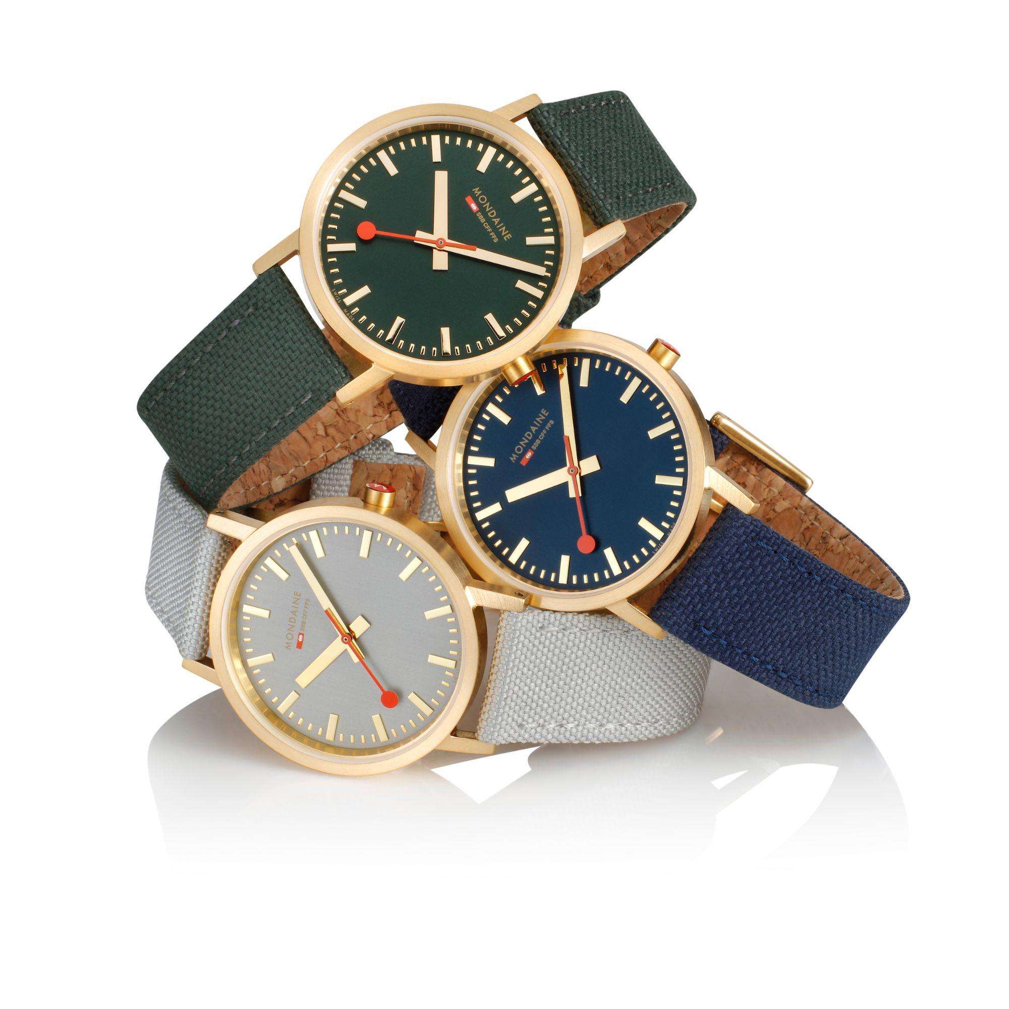 Mondaine Classic Forest Green Dial Unisex Watch A660.30314.60SBS
