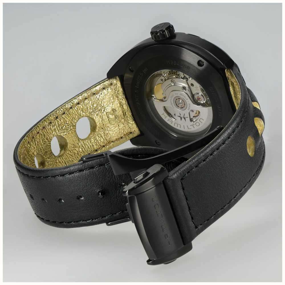 Hamilton Special Edition Black and Gold Pan Europ Day/Date Automatic Black Dial Men's Watch H35425730