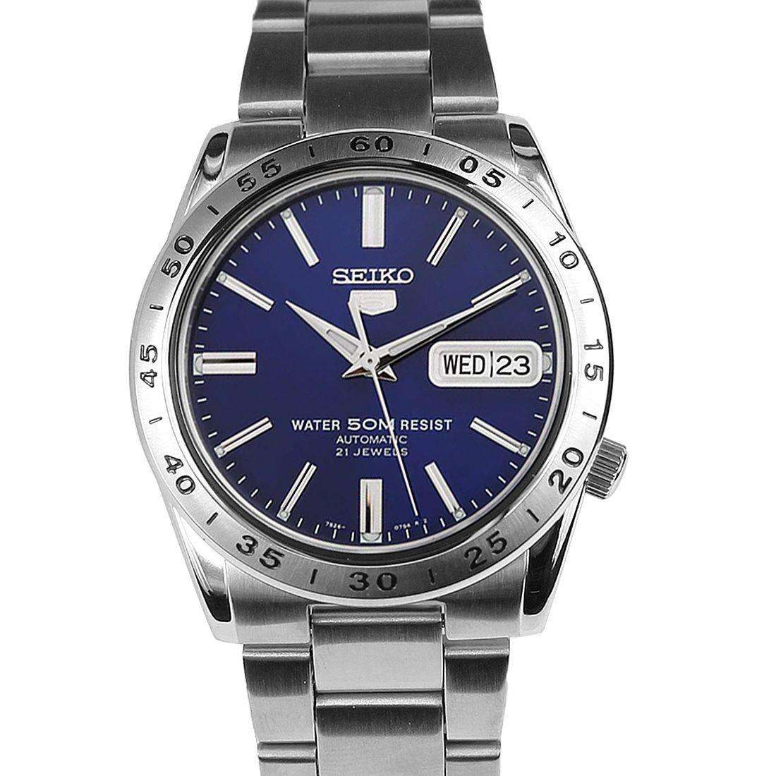 Seiko 5 Automatic Blue Dial Stainless Steel Men's Watch SNKD99K1