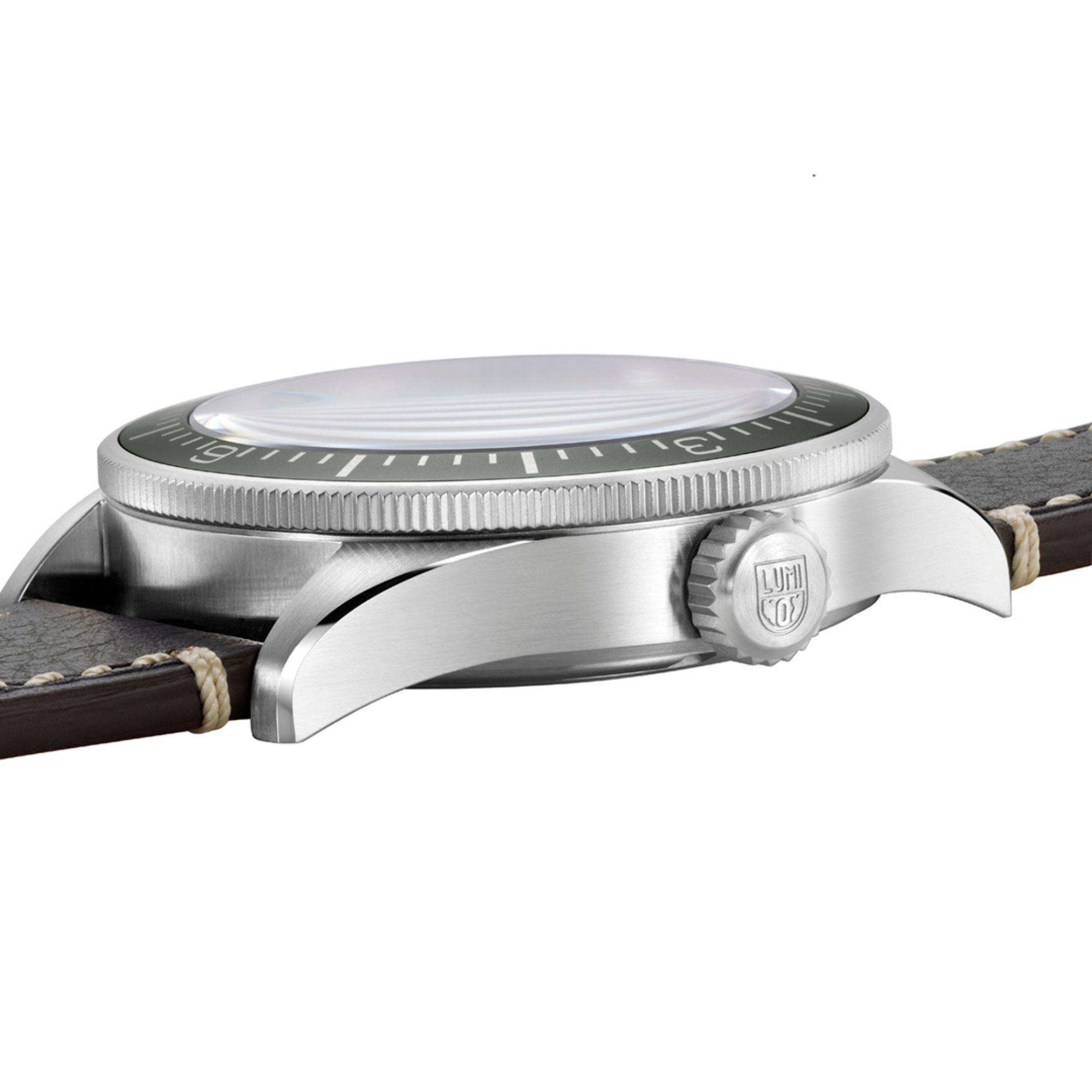 Luminox Constellation Cream Dial Brown Leather Strap Men's Watch XA.9607