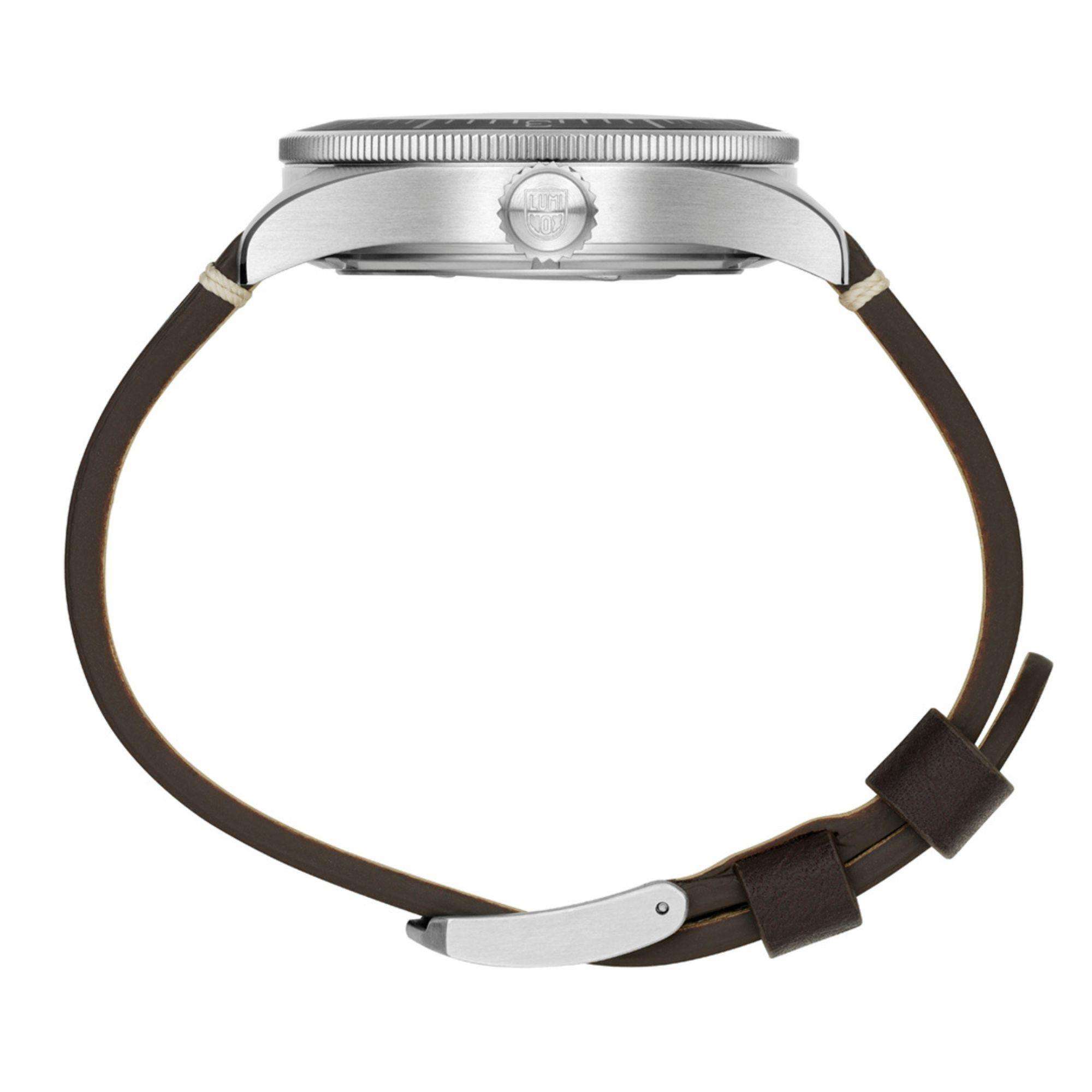 Luminox Constellation Cream Dial Brown Leather Strap Men's Watch XA.9607