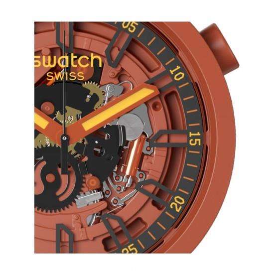 Swatch Big Bold Open Hearts Skeleton Dial Watch SB01R100