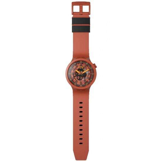Swatch Big Bold Open Hearts Skeleton Dial Watch SB01R100