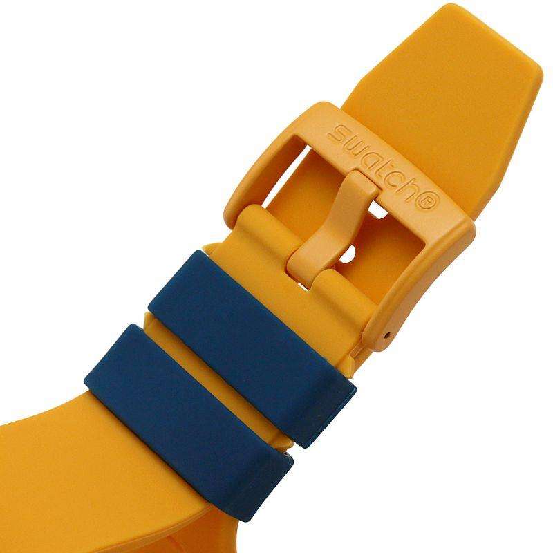 Swatch Fresh Orange Skeleton Dial & Orange Strap Unisex Watch SB01O101
