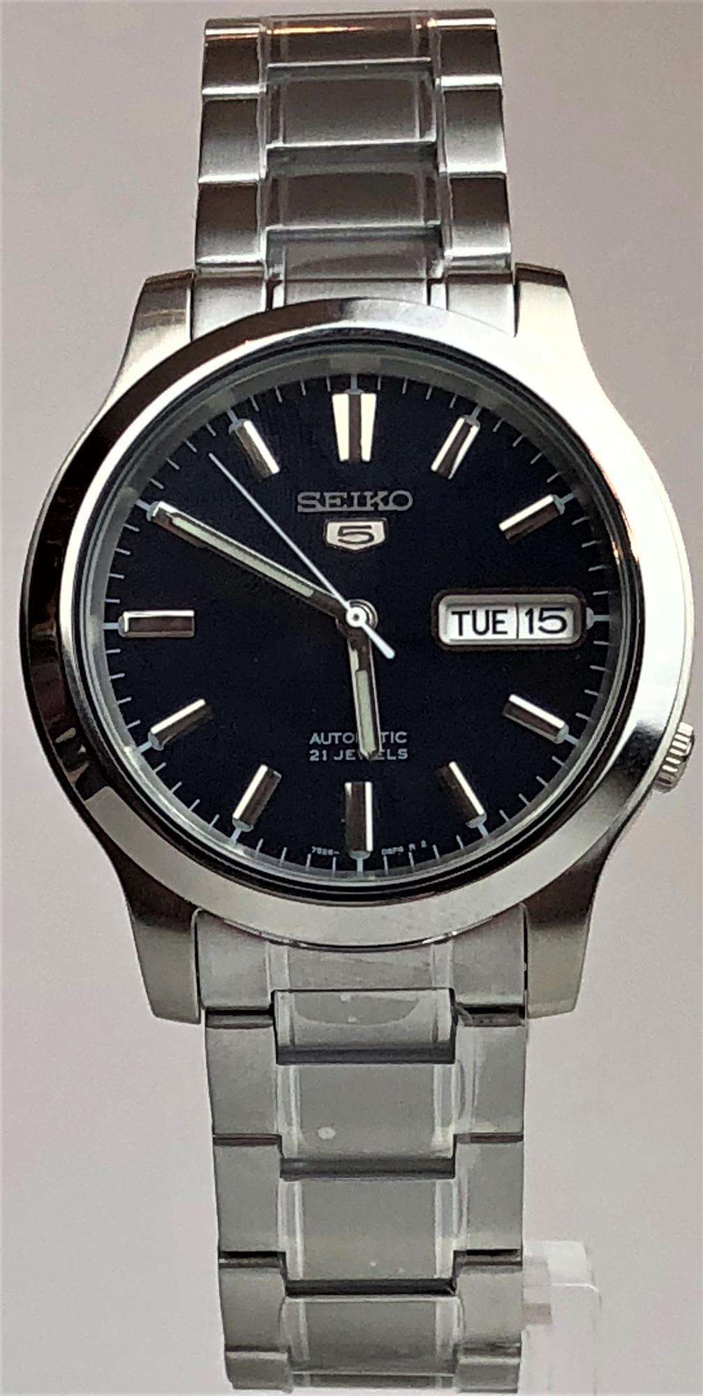 Seiko 5 Classic Automatic Blue Dial Steel Bracelet Men's Watch SNK793K1