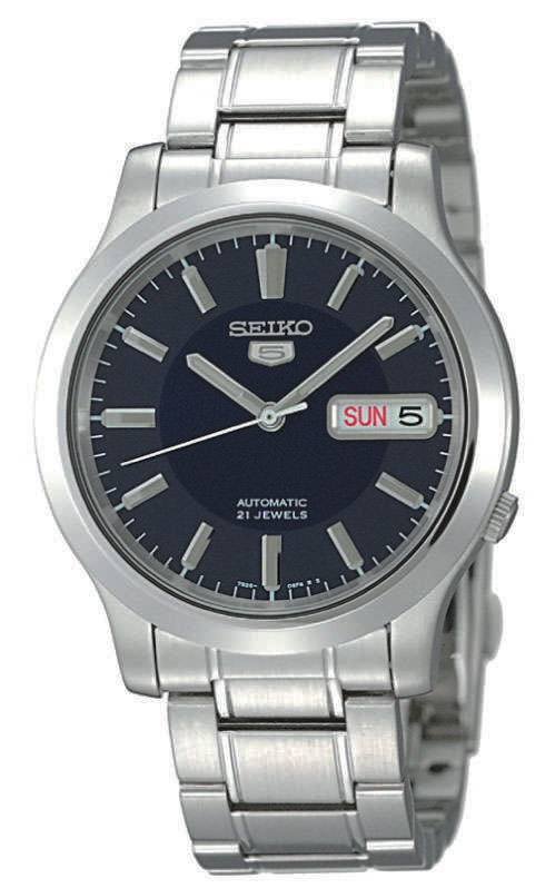 Seiko 5 Classic Automatic Blue Dial Steel Bracelet Men's Watch SNK793K1