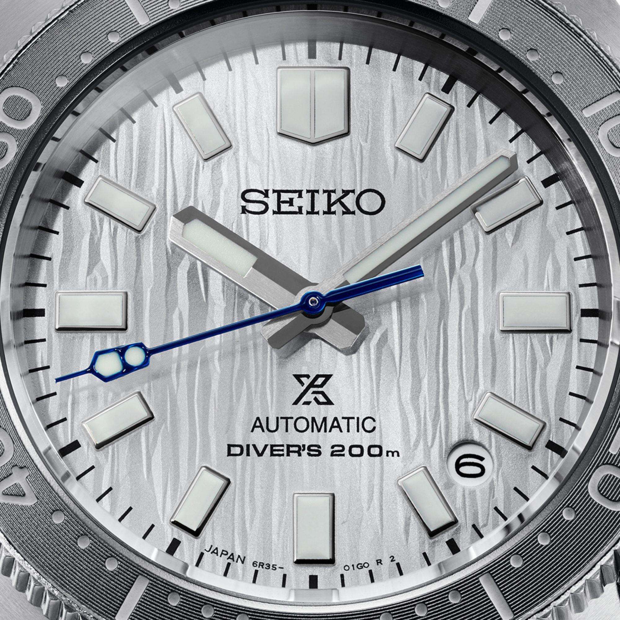 Seiko Prospex Limited Edition Glacier Save The Ocean 1968 Heritage Re-creation Men's Watch SPB333J1