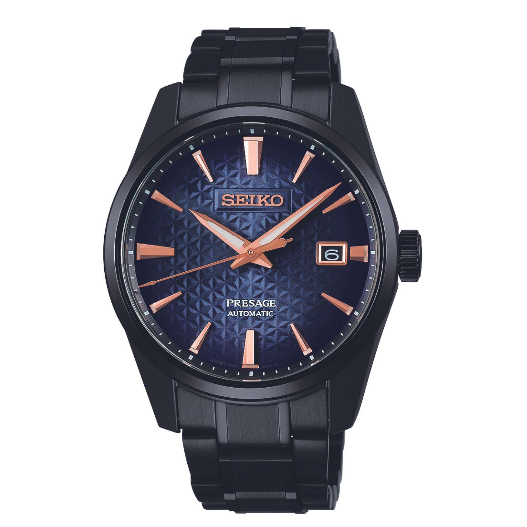 Seiko Presage Sharp Edged "Akebono" Limited Edition Blue Dial Men's Watch SPB363J1