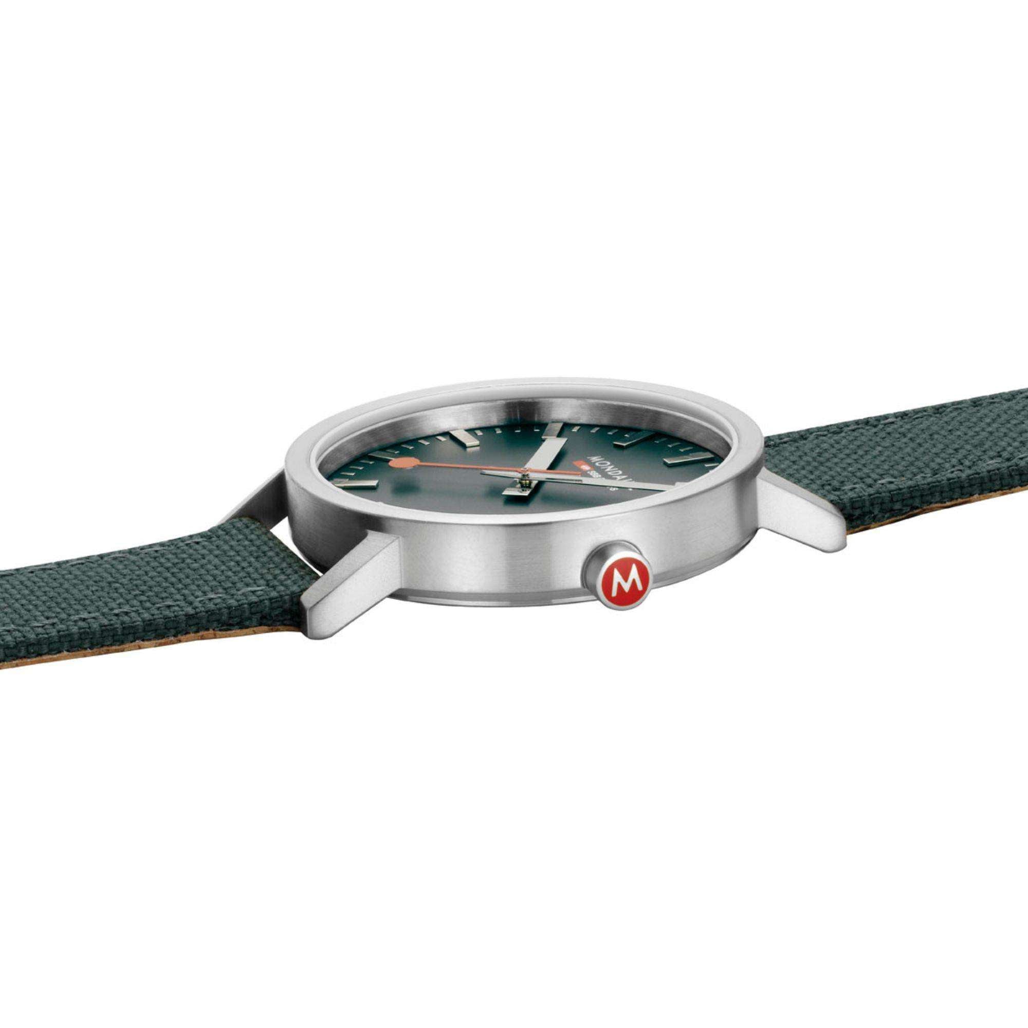Mondaine Classic Forest Green Dial Unisex Watch A660.30360.60SBF
