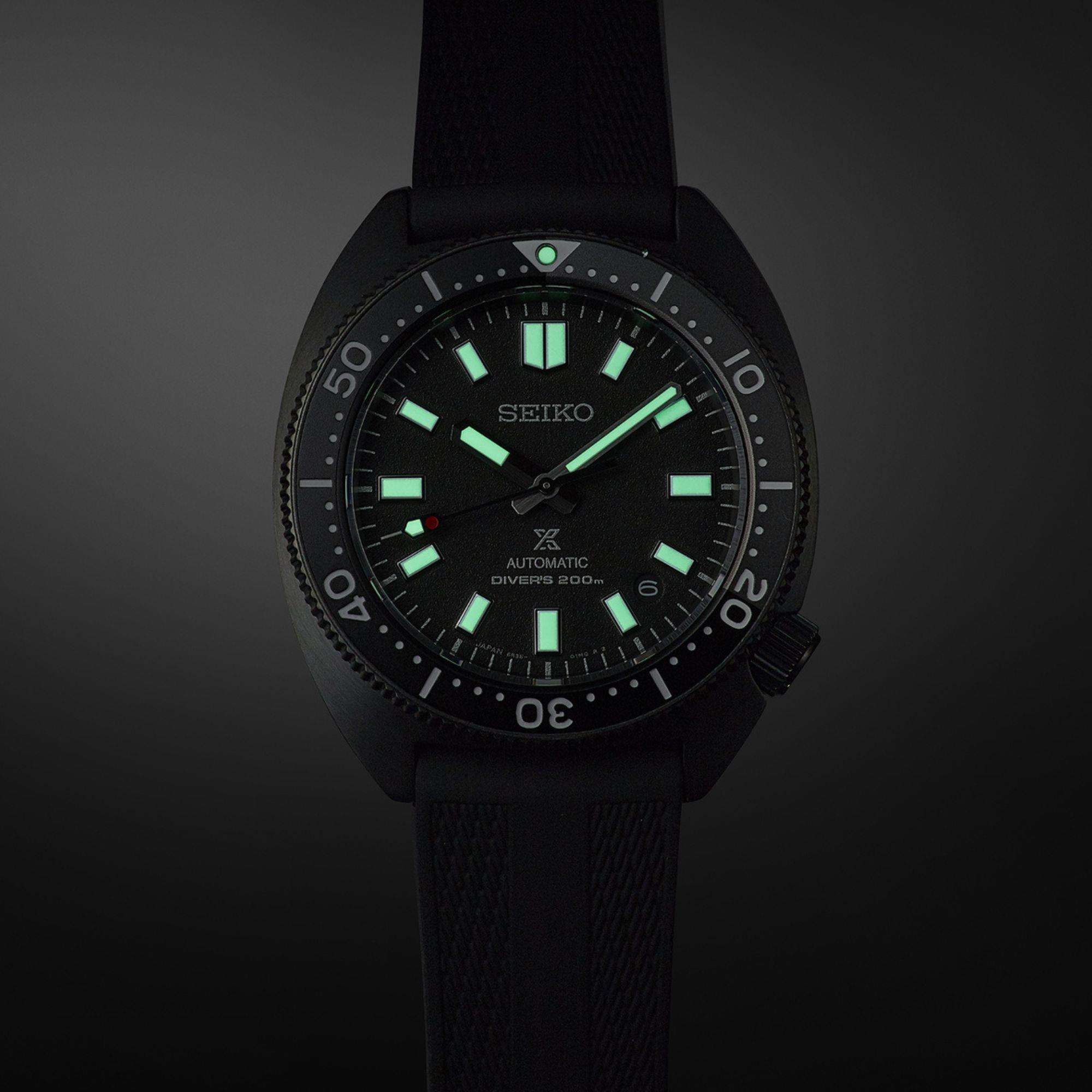 Seiko Prospex Black Series Night Turtle Automatic Black PVD Men's Watch SPB335J1