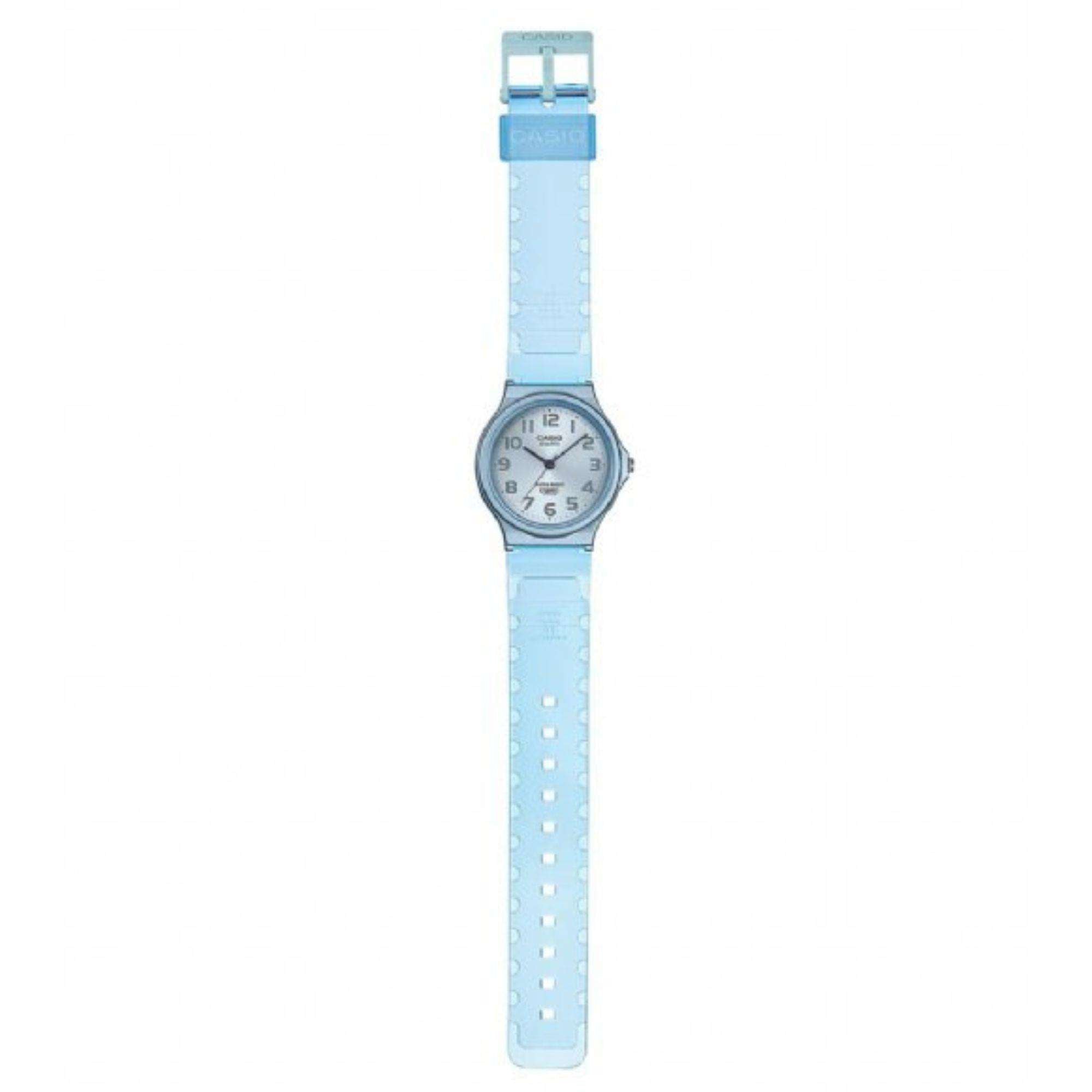 Casio Collection Blue Skeleton Series Unisex Watch MQ-24S-2BEF