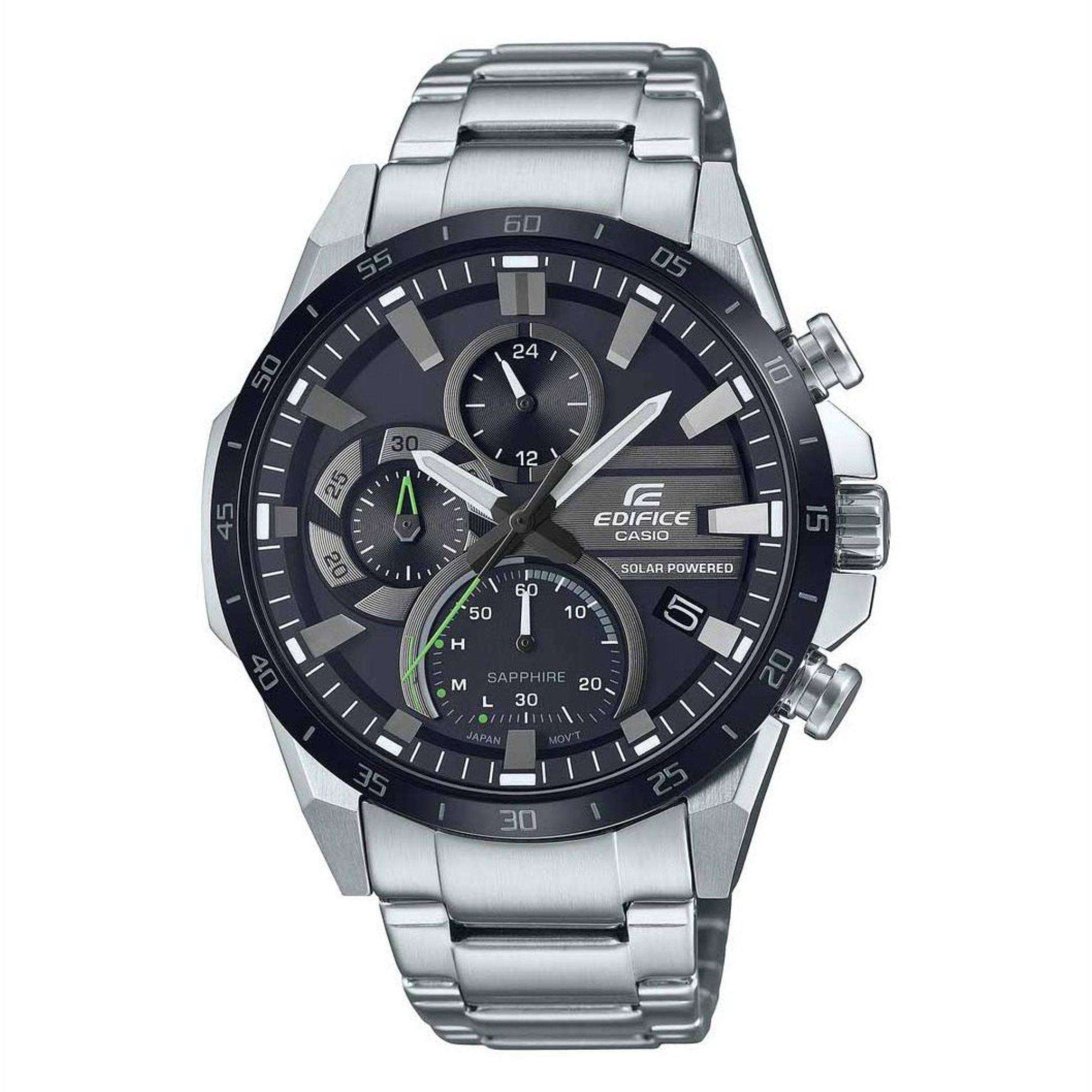 Casio Edifice Chronograph Black Dial Steel Bracelet EFS-S620DB-1AVUEF