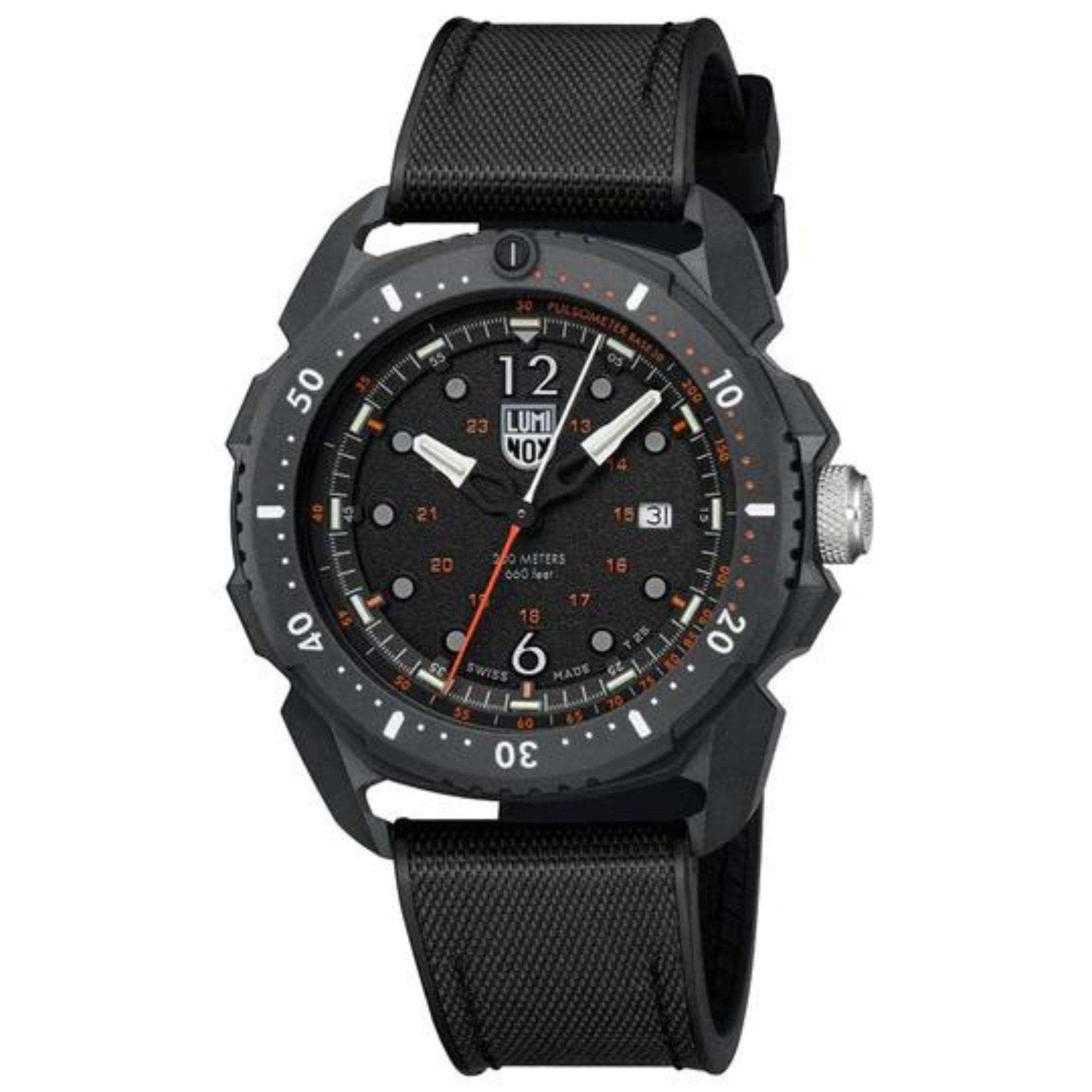 Luminox ICE SAR Arctic 1050 SERIES Black Dial with Black Rubber Strap