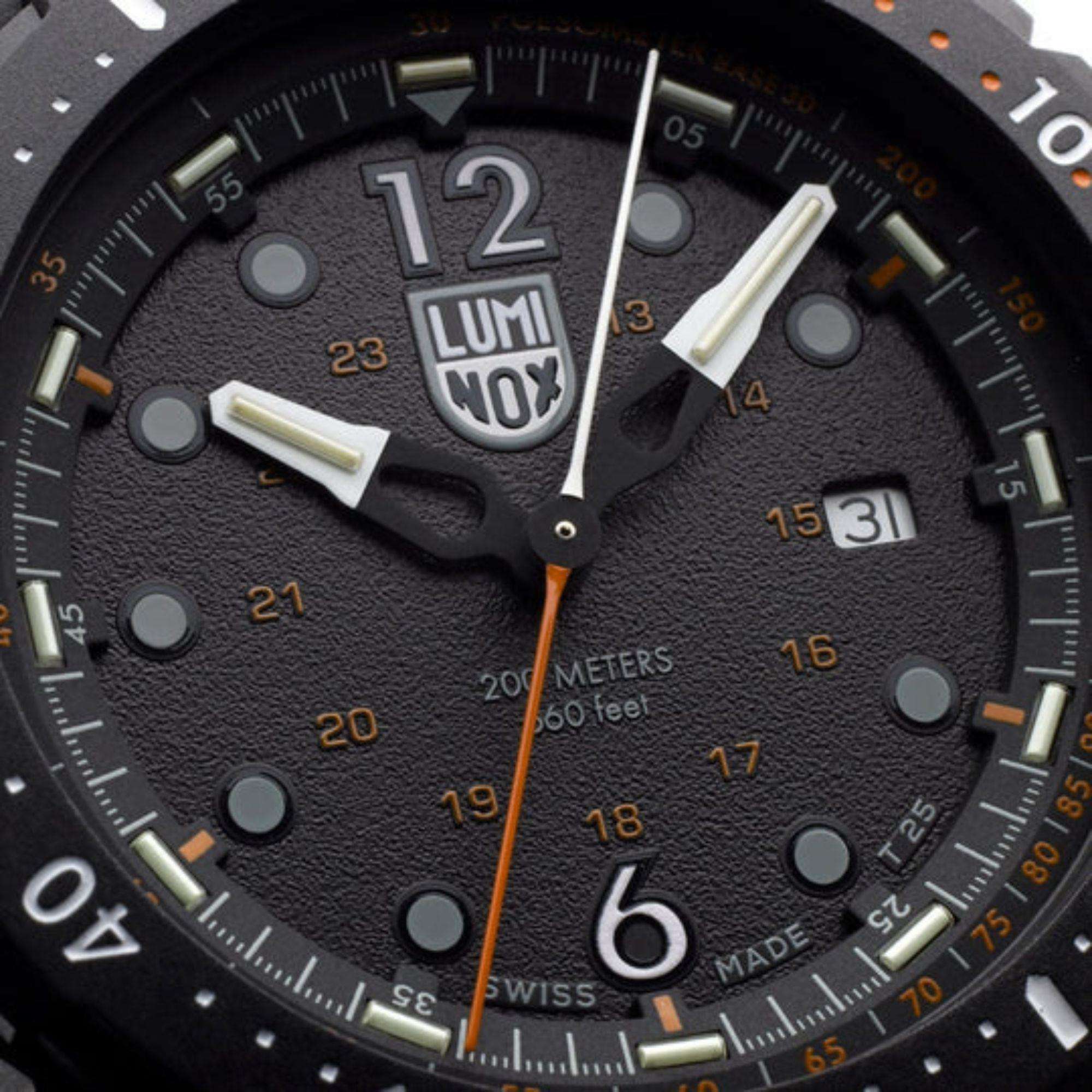Luminox ICE SAR Arctic 1050 SERIES Black Dial with Black Rubber Strap