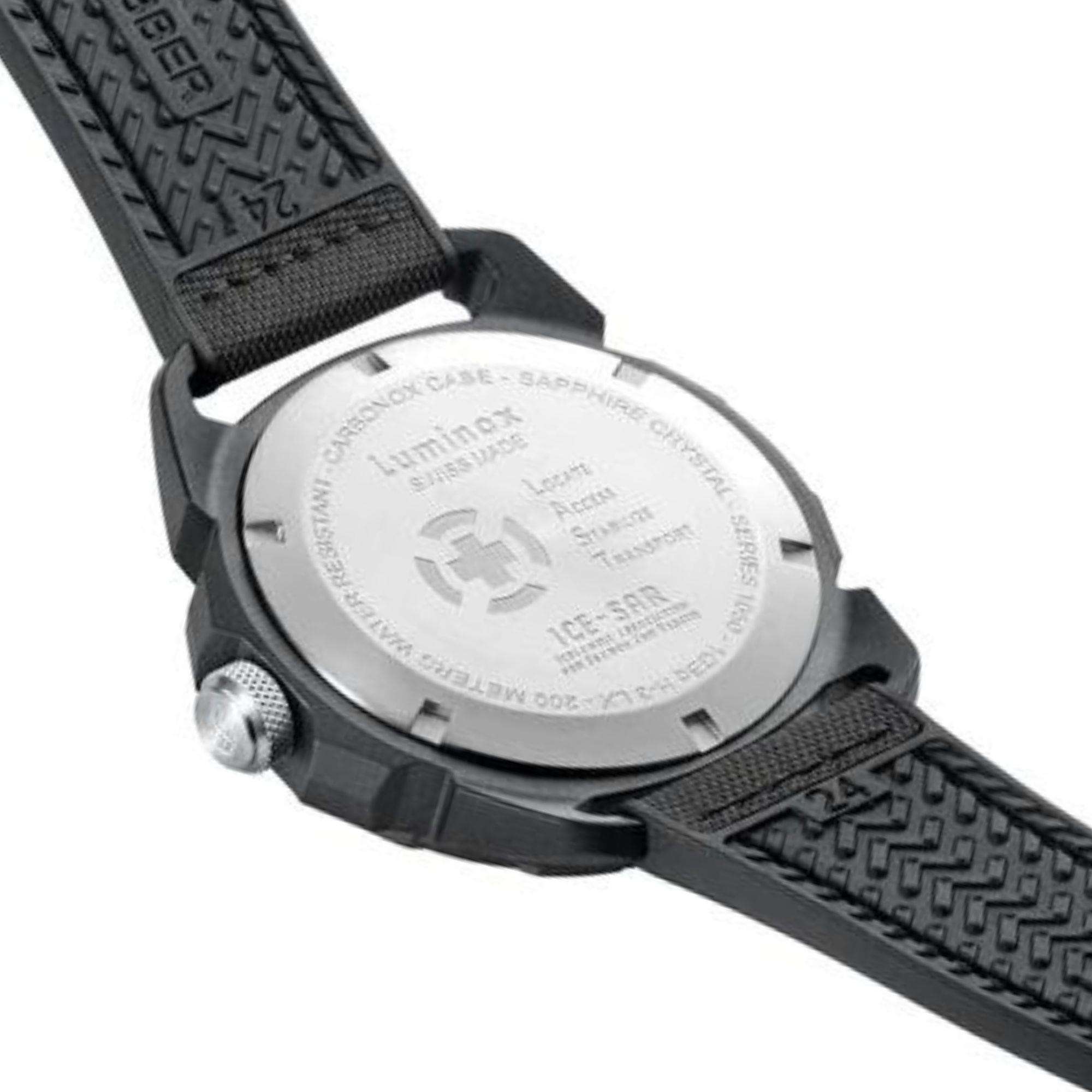 Luminox ICE SAR Arctic 1050 SERIES Black Dial with Black Rubber Strap