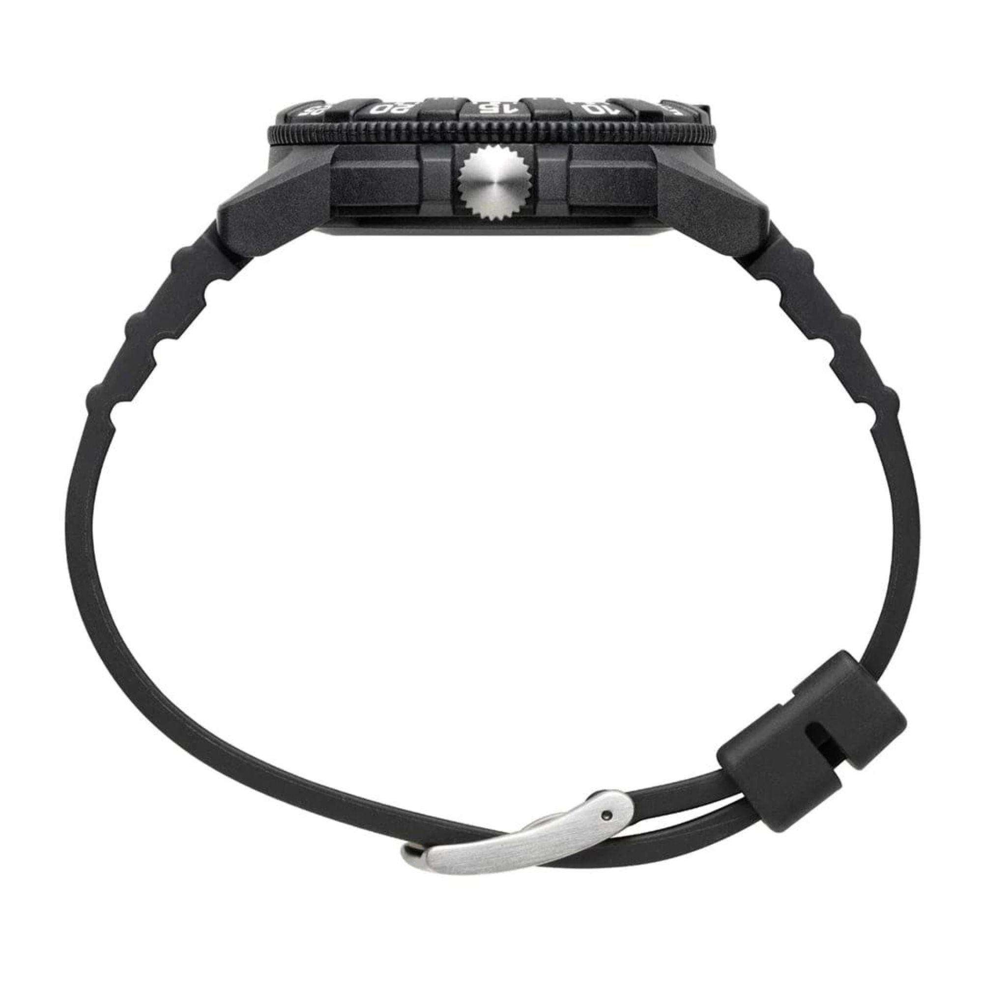 Luminox Leatherback Sea Turtle 0320 Series Black Dial Black PU Strap Men's Watch XS.0324