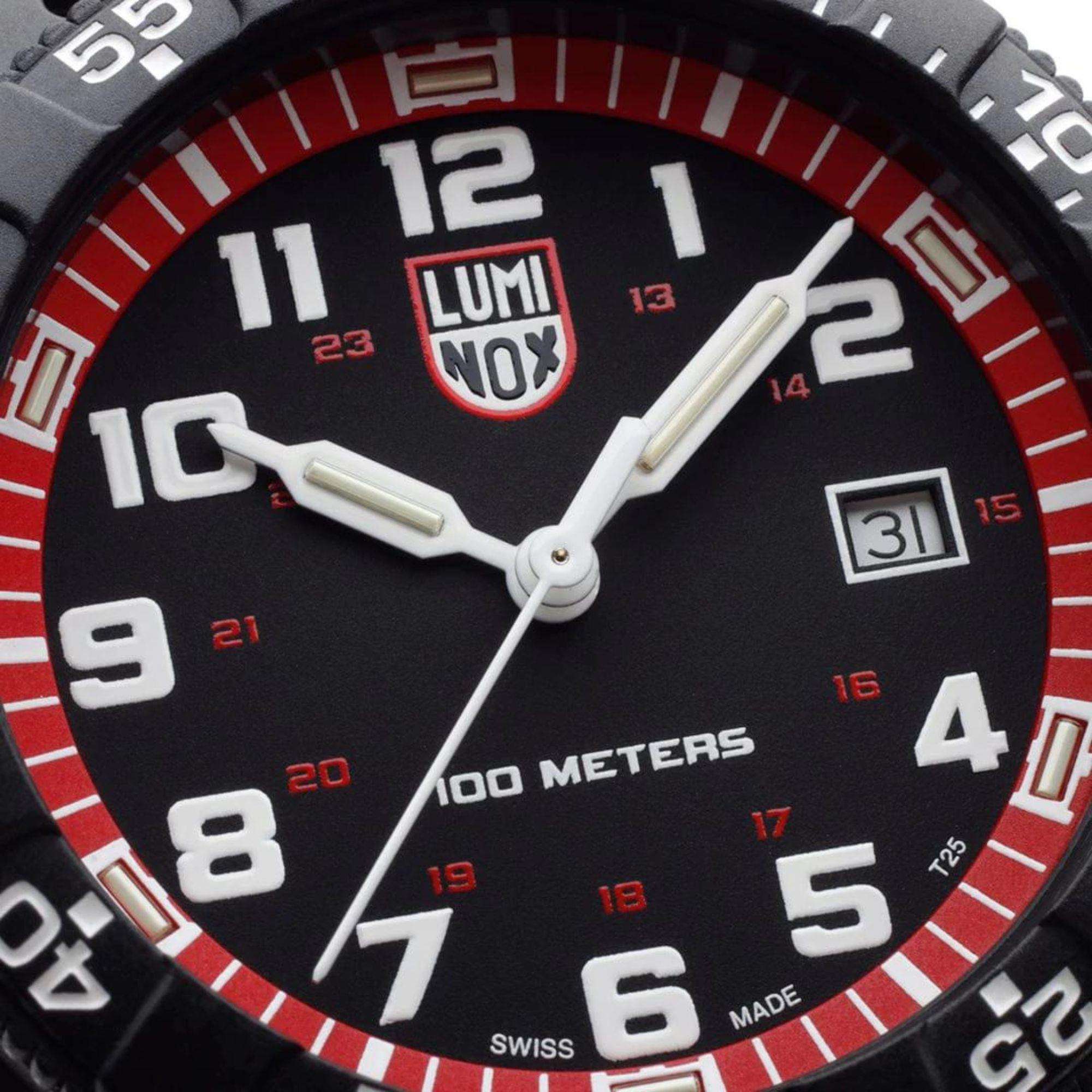 Luminox Leatherback Sea Turtle Giant Series Black Dial with Black PU Strap Mens Watch XS.0335