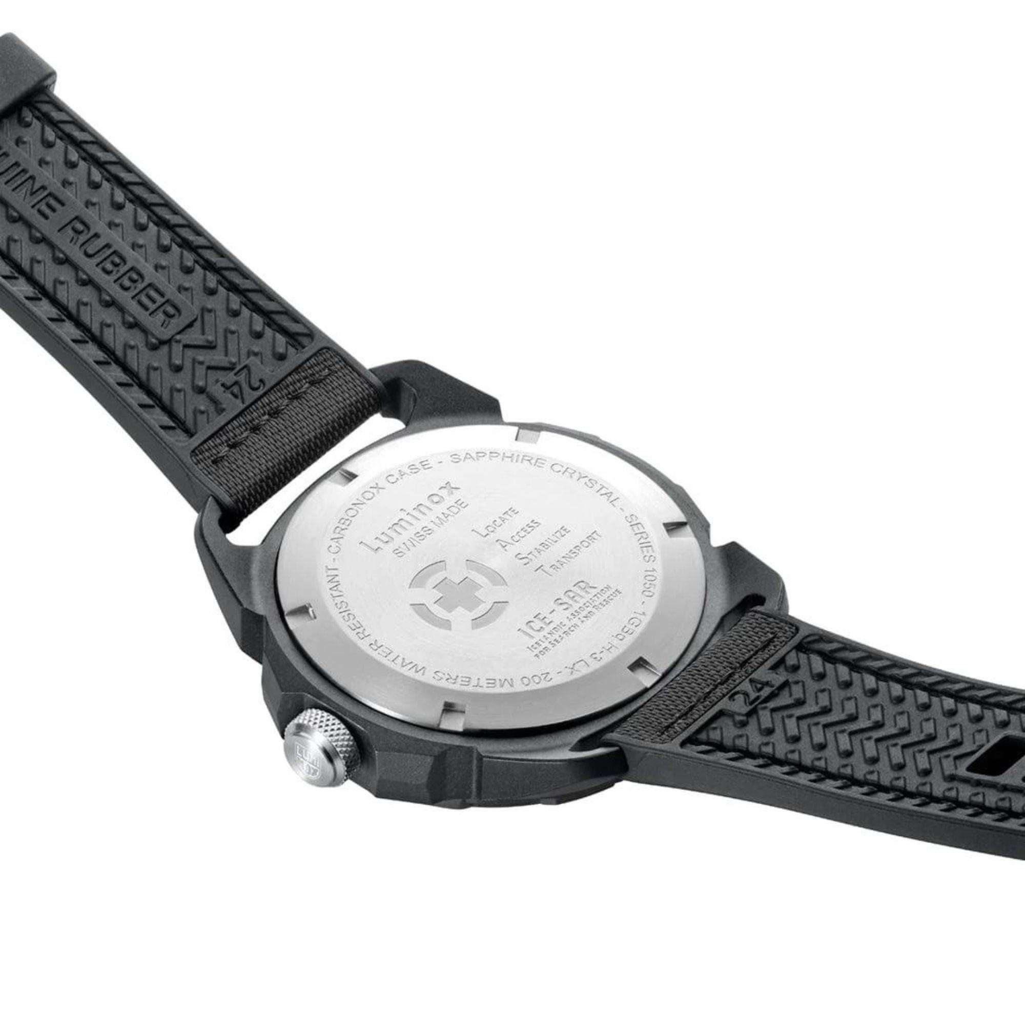 Luminox ICE SAR Arctic SERIES Black/Red Dial and Rubber Strap XL.1051