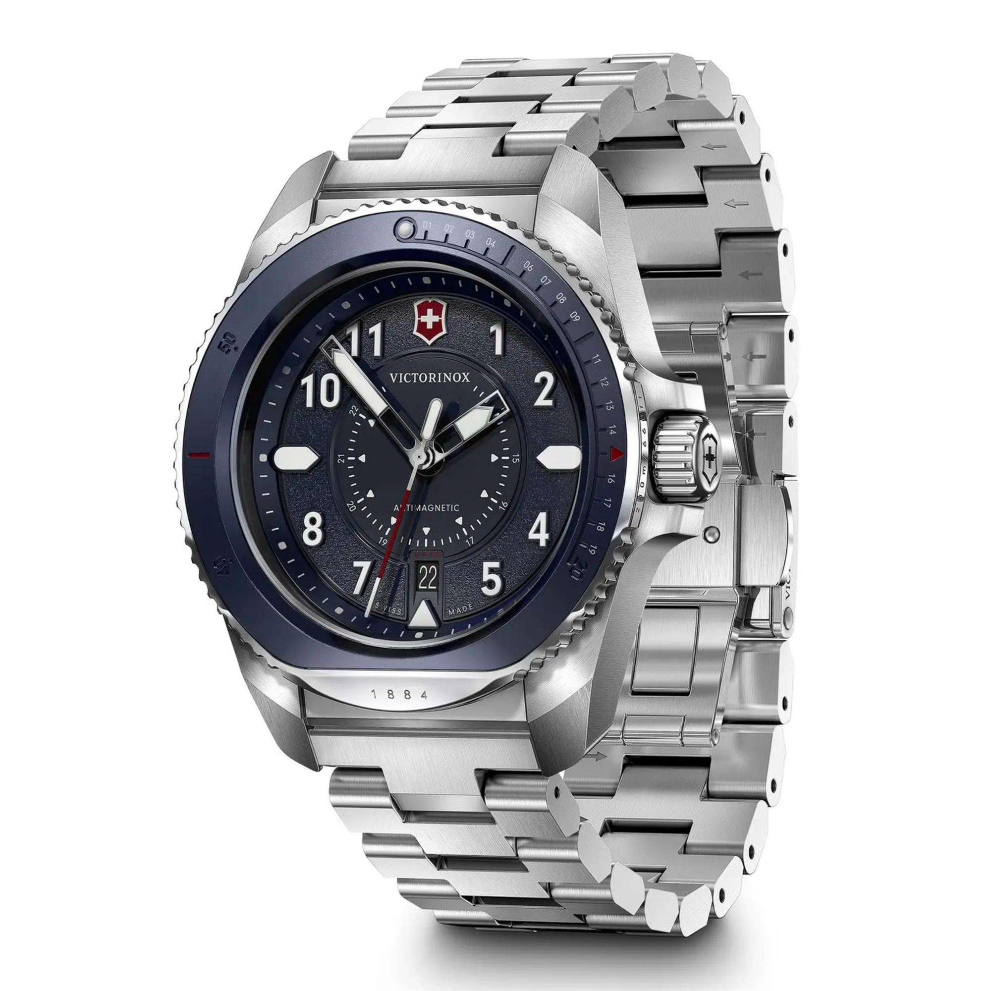 Victorinox Swiss Army Journey 1884 Blue Dial Bracelet Quartz Men's Watch 241978